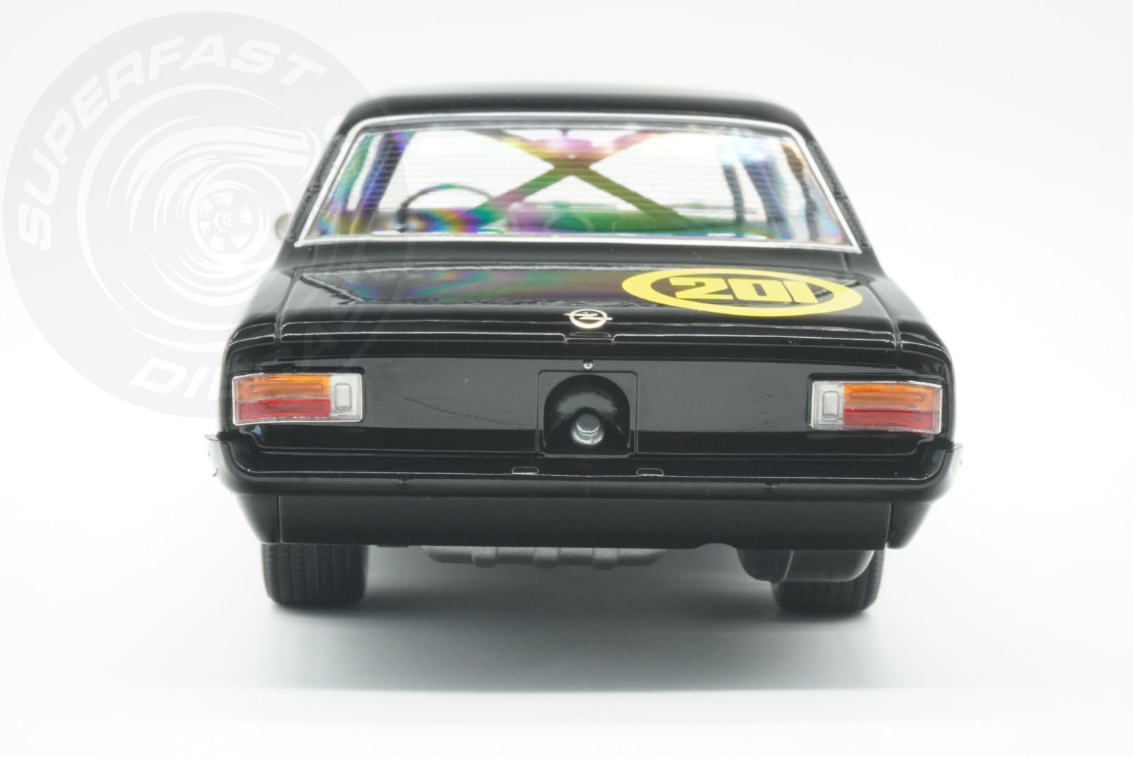MCG 1:18 Scale Diecast - 1967 Opel Rekord C, Black - MCG18560
