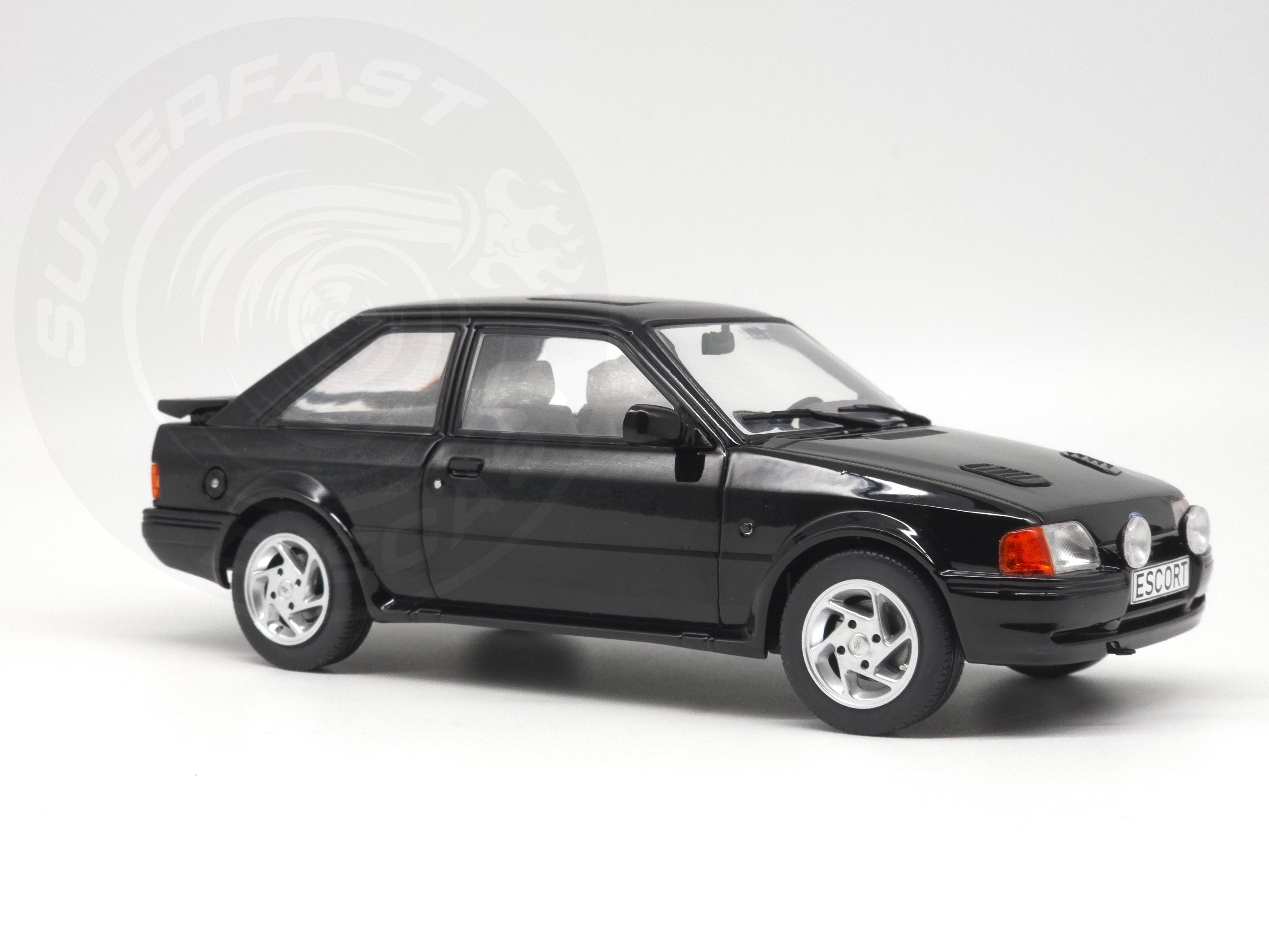 MCG 1:18 1990 Ford Escort Mk4 RS Turbo (Series 2) - Black - MCG18546