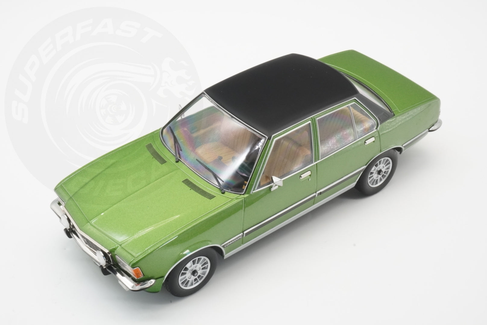 MCG 1:18 Scale Diecast - 1972 Opel Commodore GSE, Green - MCG18565