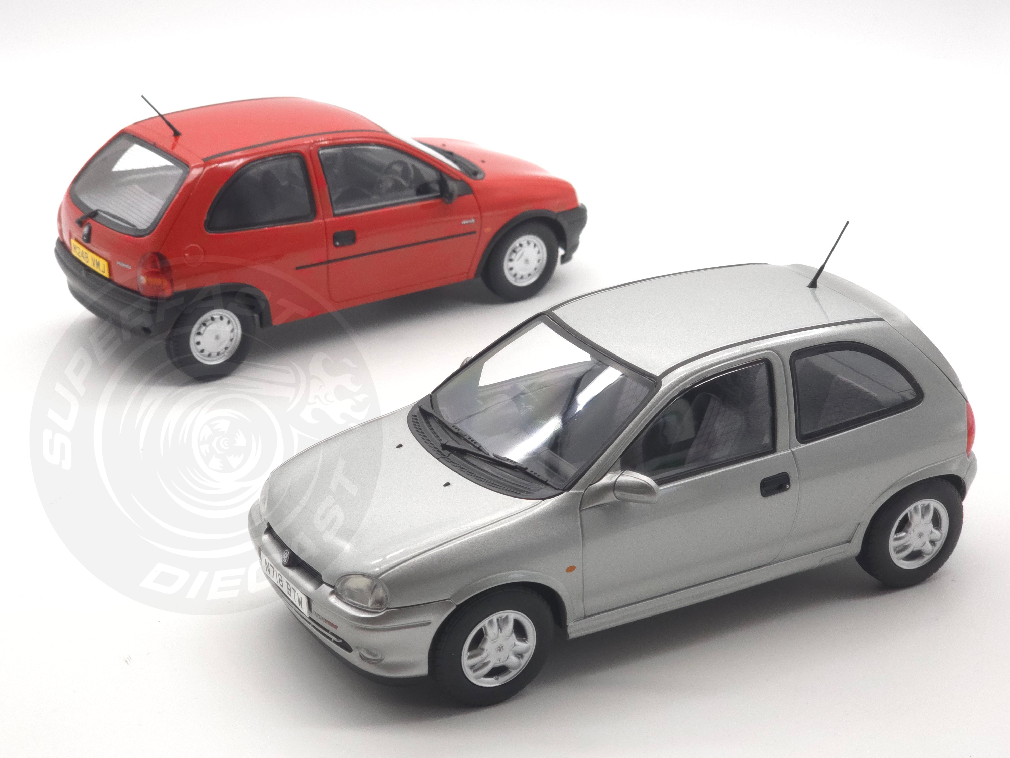 MCG 1:18 Scale Diecast - 1993 Vauxhall Corsa GSi (UK Exclusive RHD), Silver - MCG18846