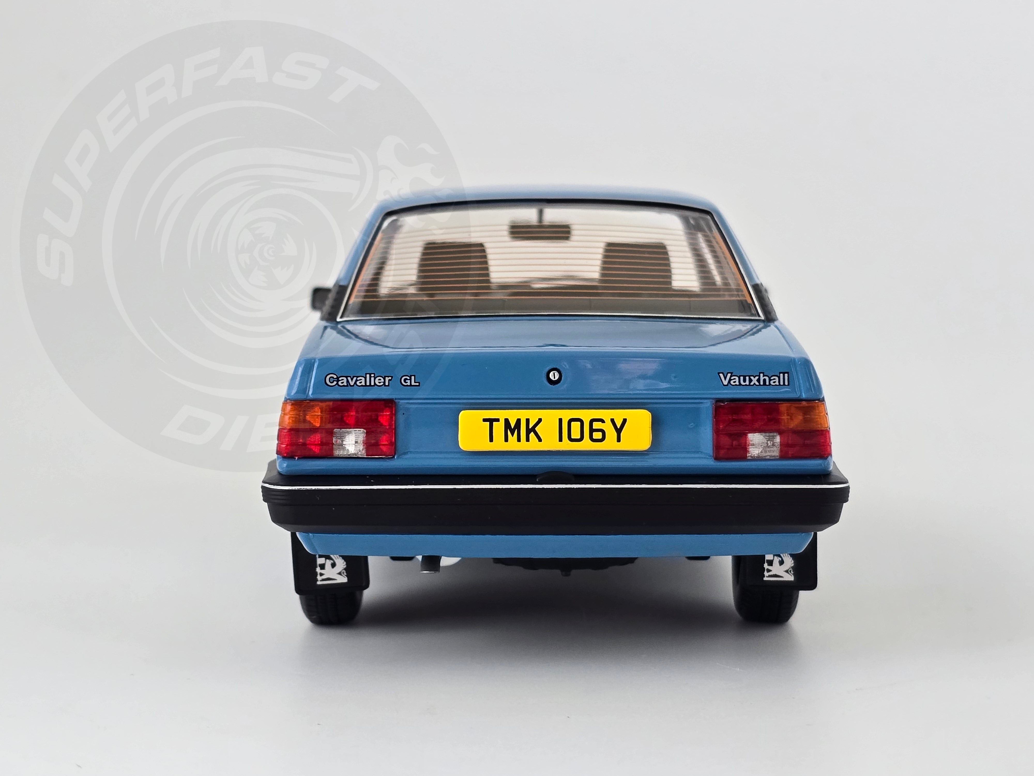 MCG 1:18 Scale Diecast - 1981 Vauxhall Cavalier GL, Blue, RHD UK Exclusive - MCG18648