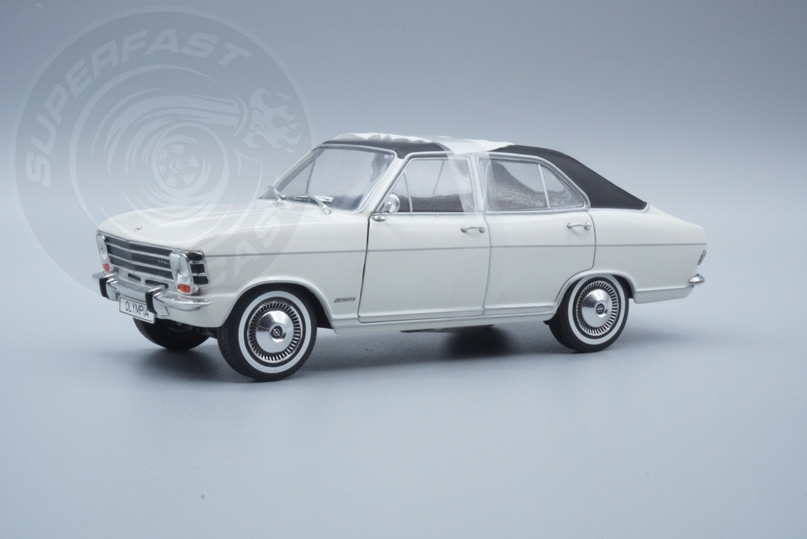 Whitebox 1:24 Scale Diecast Model Car - Opel Olympia A, White