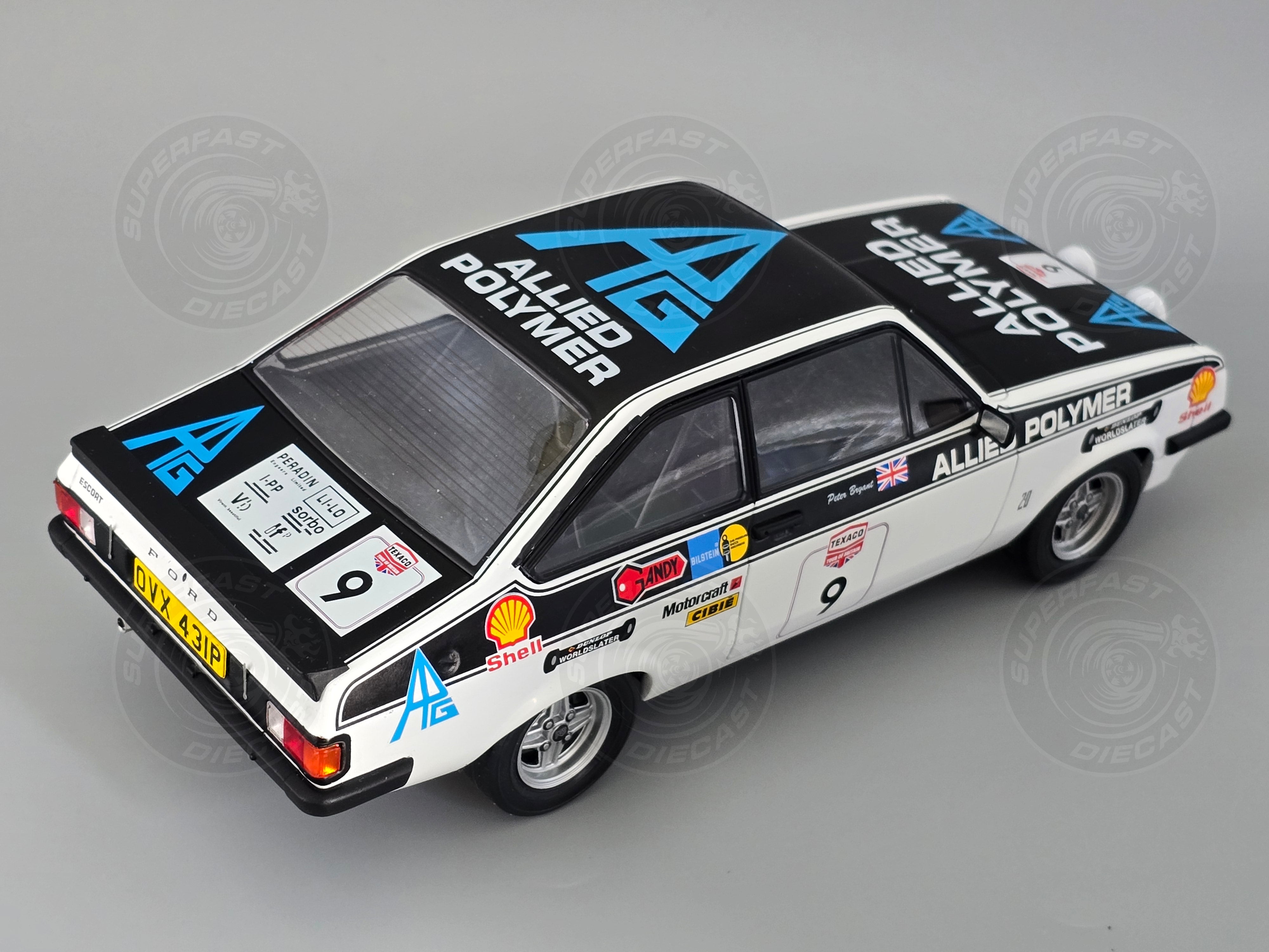 MCG 1:18 Scale Diecast MCG 1:18 Scale Diecast Ford Escort MK II RS 2000, FIA World Rally Championship, Tour of Great Britain, 1977, #9, - MCG18437R