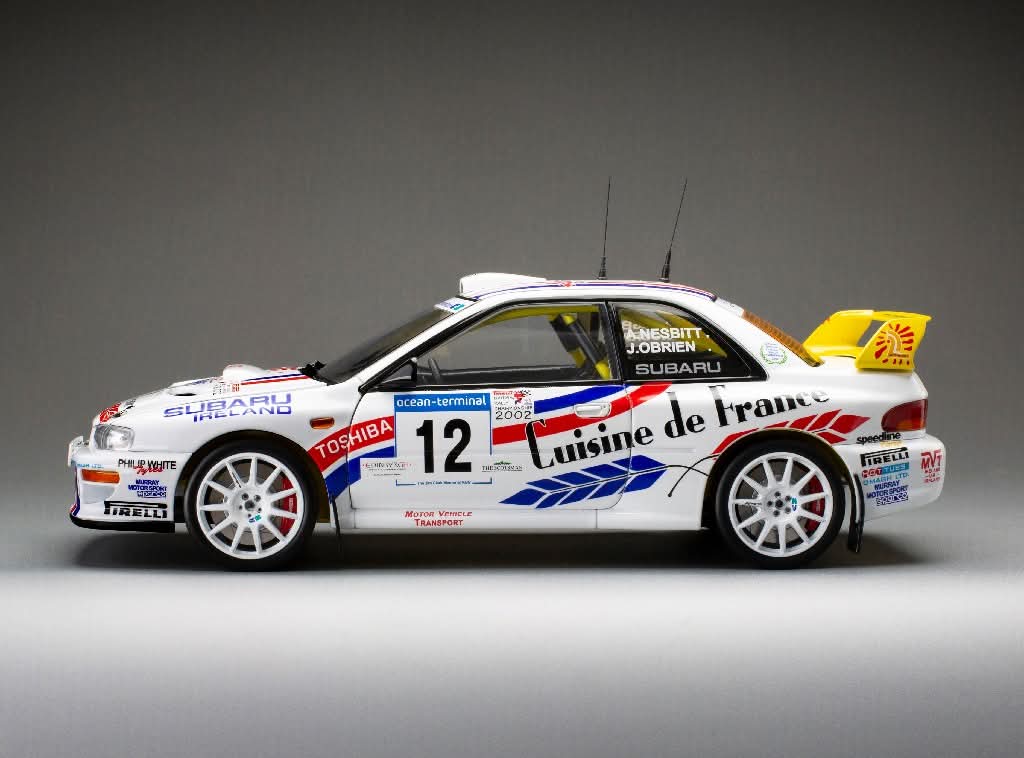 Sunstar Diecast - 1:18 Subaru Impreza S6 WRC '00 #12 A.Nesbitt / J.O'Brien - Winner Jim Clark Memorial Rally 2002 (limited edition 999pcs) - 5752