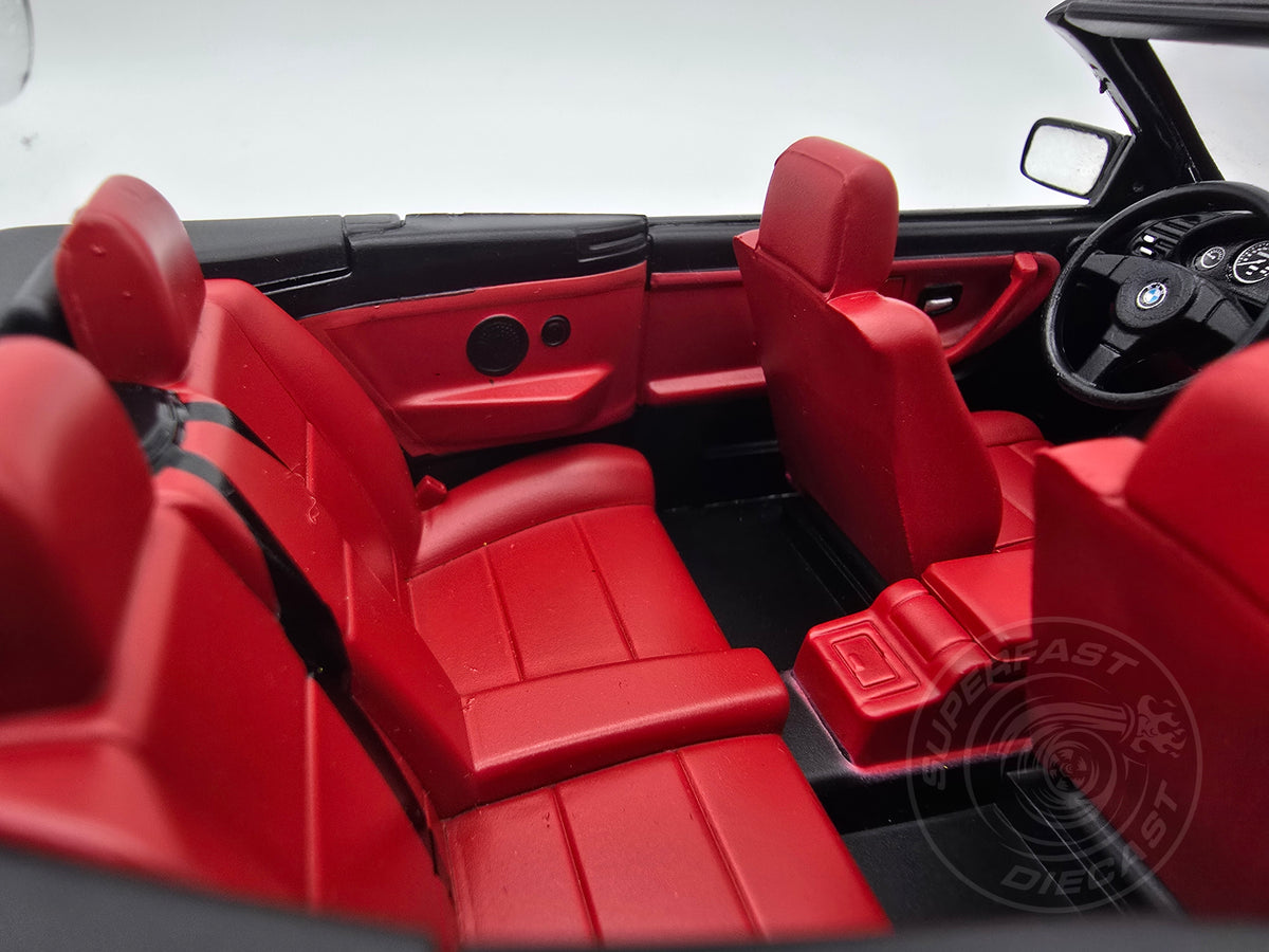 MCG 1:18 Diecast - 1996 BMW 318i (E36) Cabriolet, Black - MCG18318