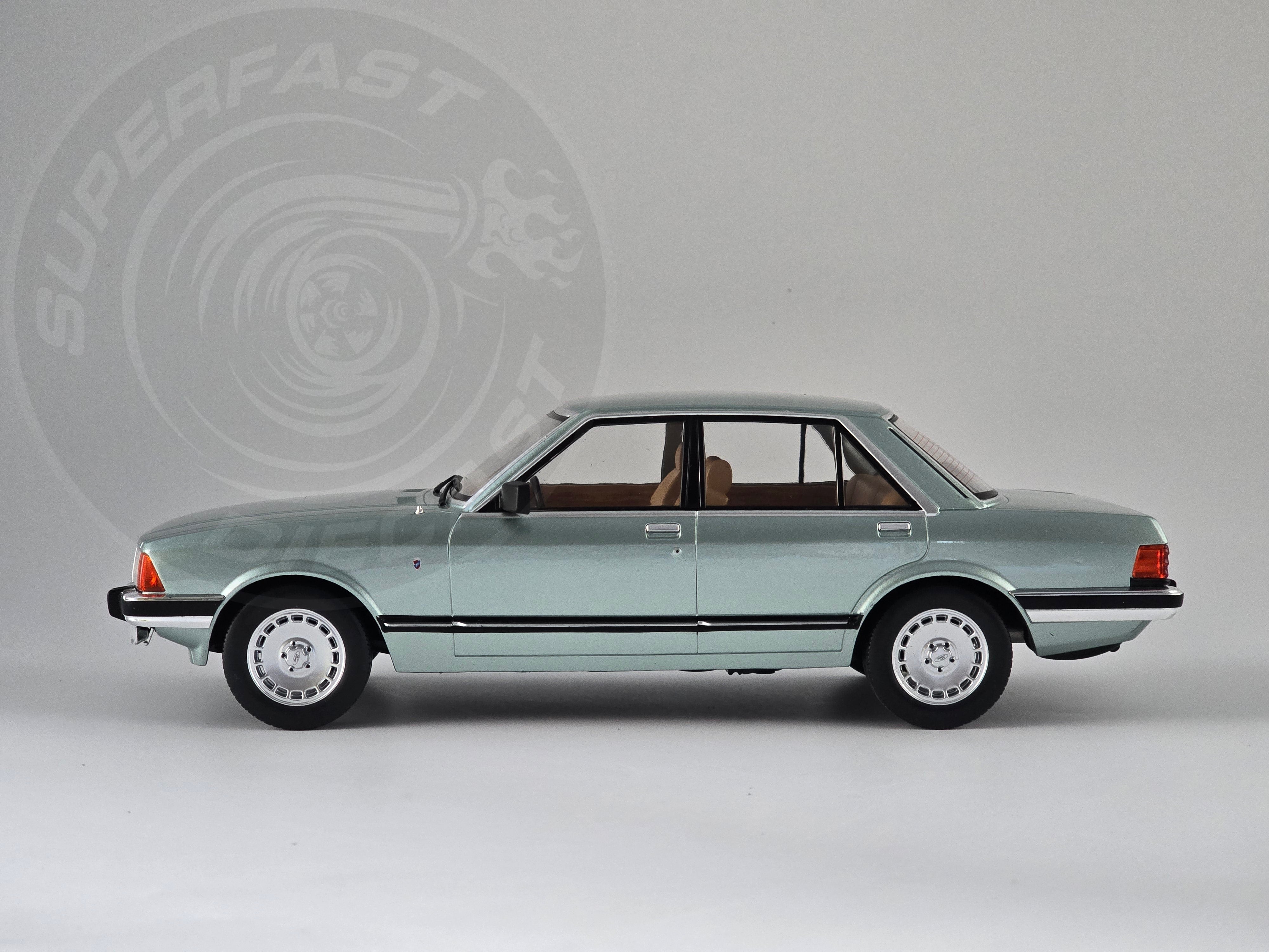 MCG 1:18 Scale Diecast MCG 1:18 Scale Diecast Ford Granada MK II 2.8 Ghia, Green - MCG18535
