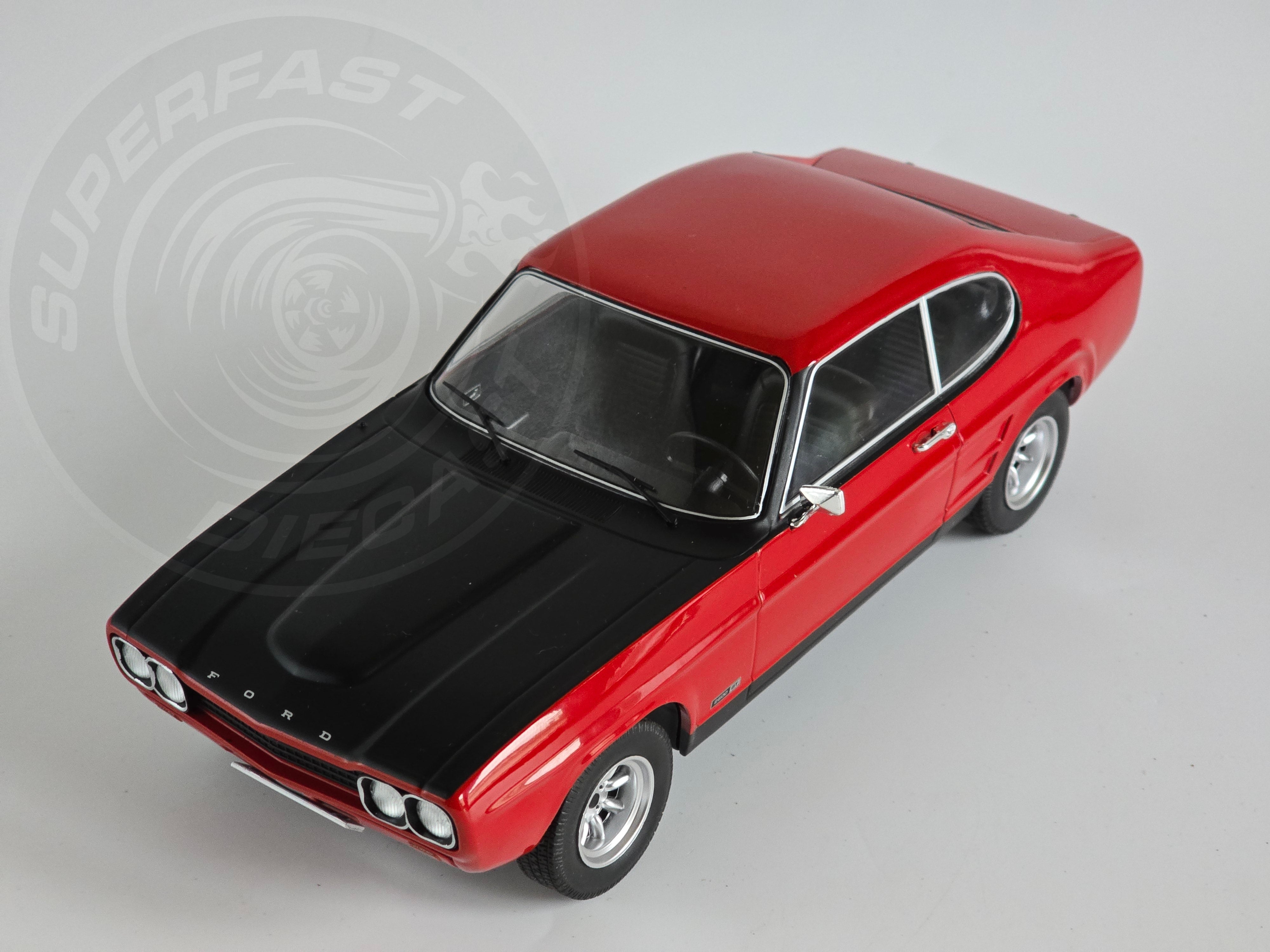 MCG 1:18 Scale Diecast 1970 Ford Capri MK1 RS 2600, Red - MCG18538