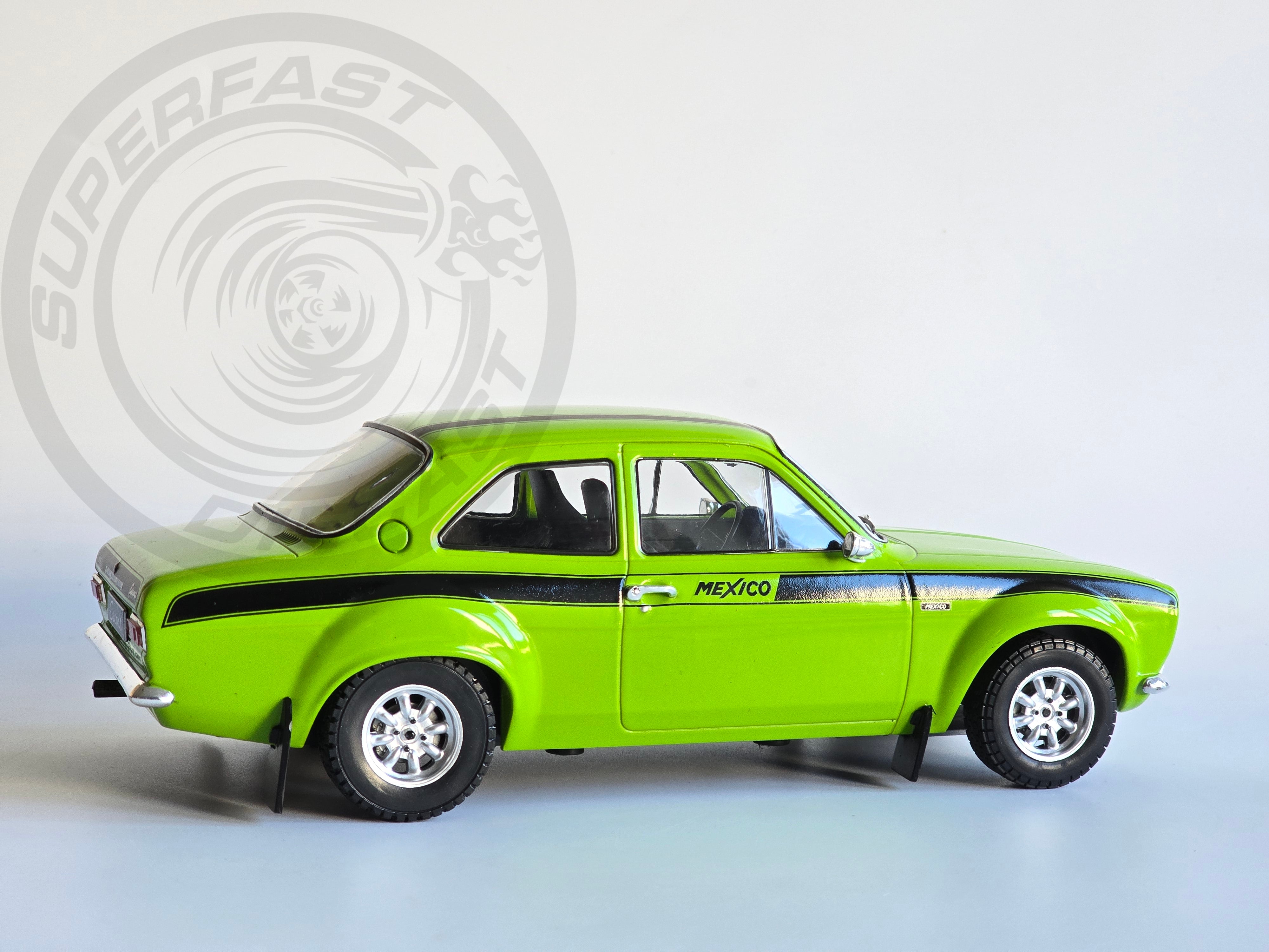IXO 1:18 Diecast - 1974 Ford Escort MK1 RS 1600 Mexico, Green - 18CMC125.22