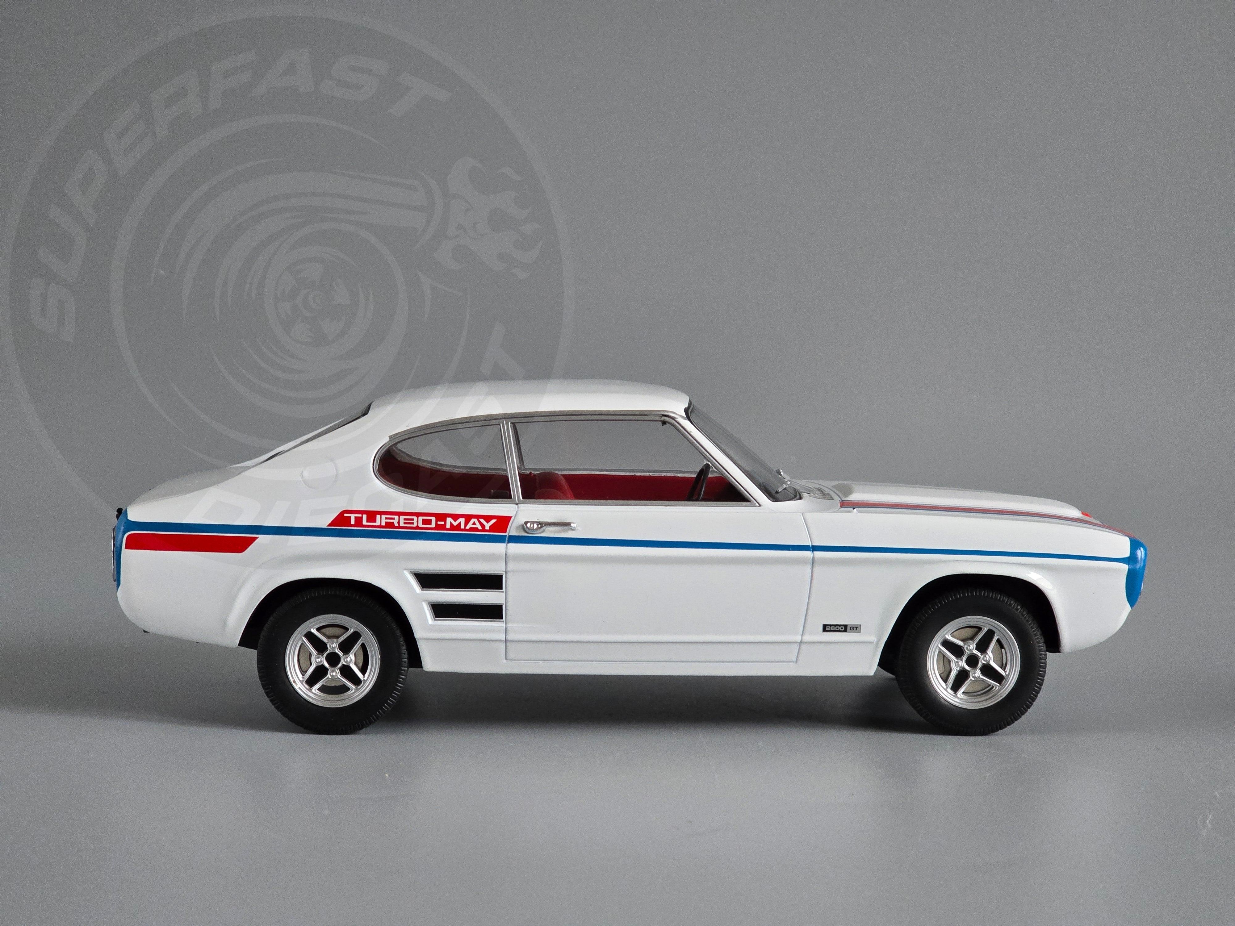 MCG 1:18 Scale Diecast 1970 Ford Capri MK1 RS 2600, White - MCG18539