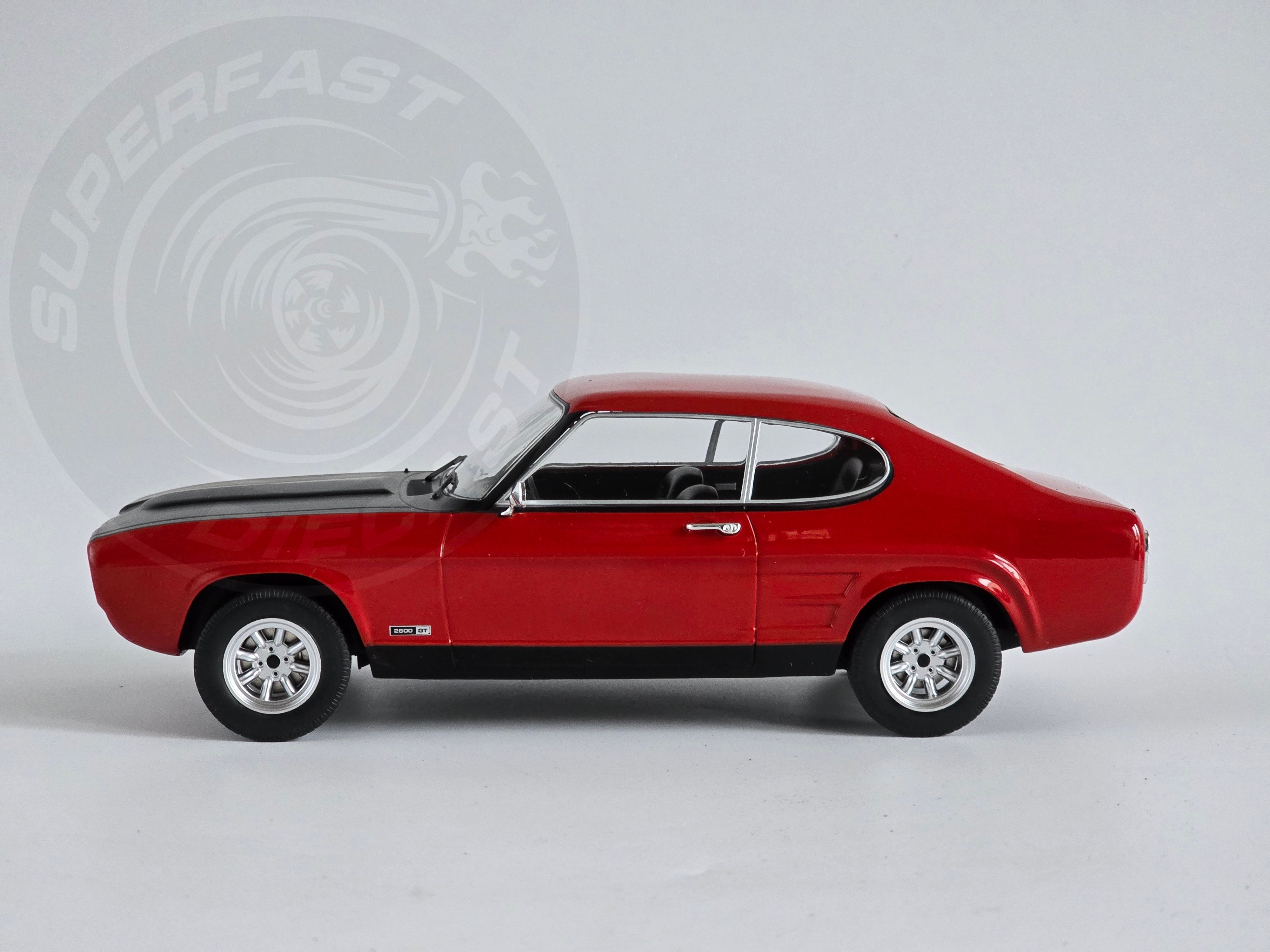 MCG 1:18 Scale Diecast 1970 Ford Capri MK1 RS 2600, Red - MCG18538