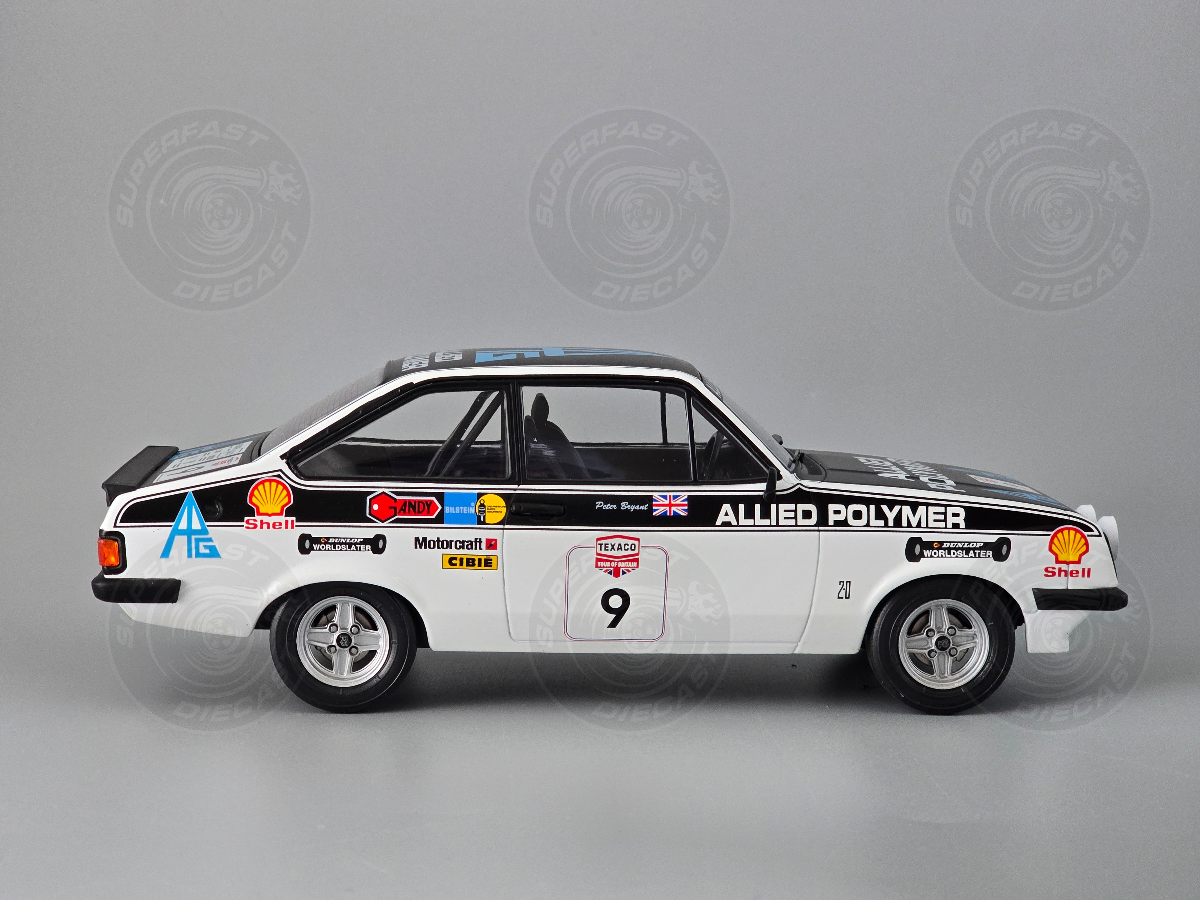 MCG 1:18 Scale Diecast MCG 1:18 Scale Diecast Ford Escort MK II RS 2000, FIA World Rally Championship, Tour of Great Britain, 1977, #9, - MCG18437R