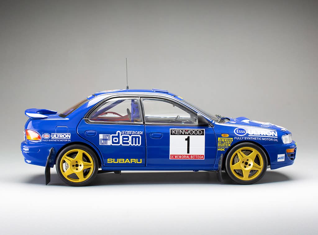 Sunstar Diecast - 1:18 Subaru Impreza 555 - #1 Colin McRae - Winner Memorial Bettega 1993 - 5600