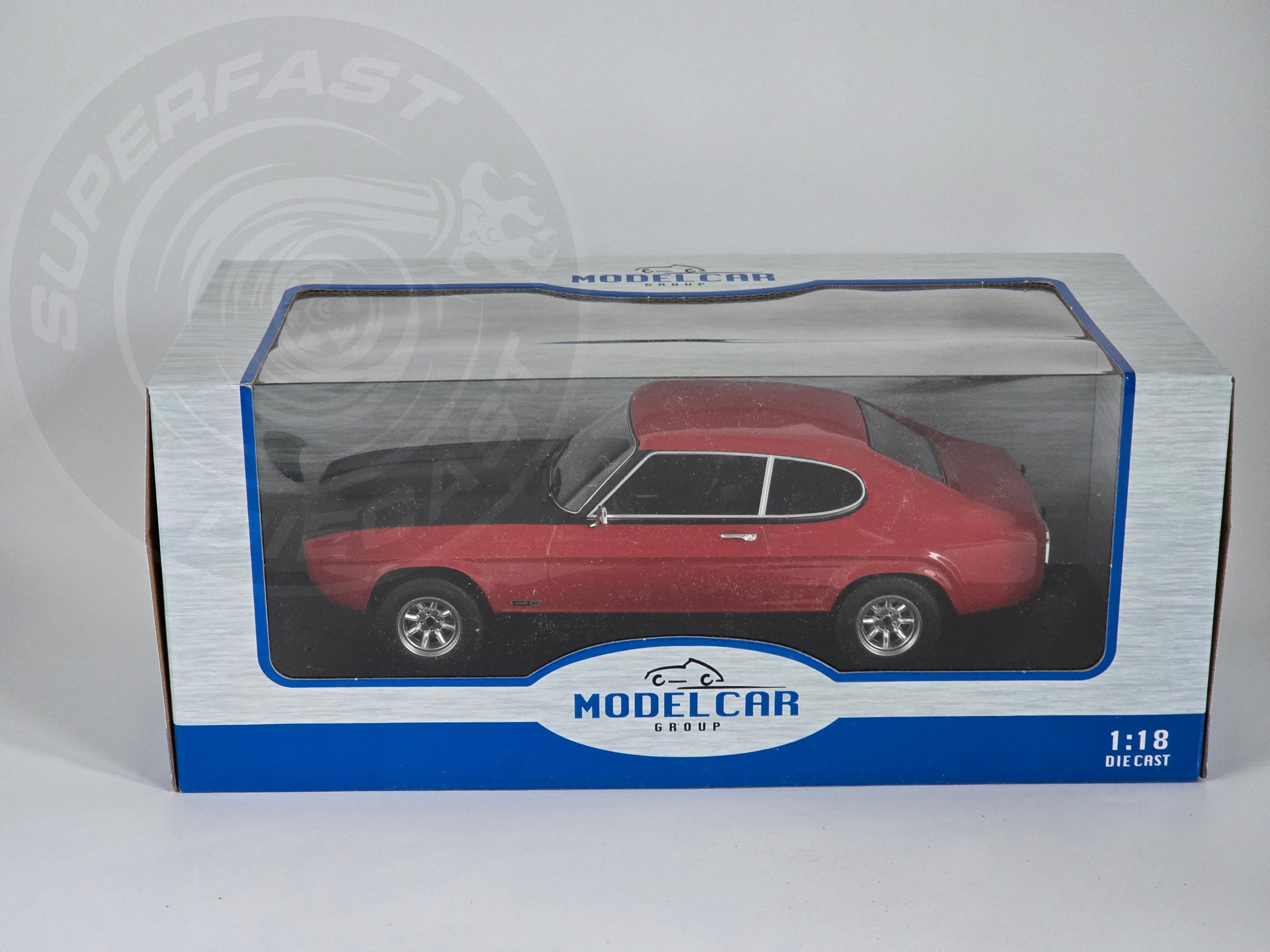 MCG 1:18 Scale Diecast 1970 Ford Capri MK1 RS 2600, Red - MCG18538