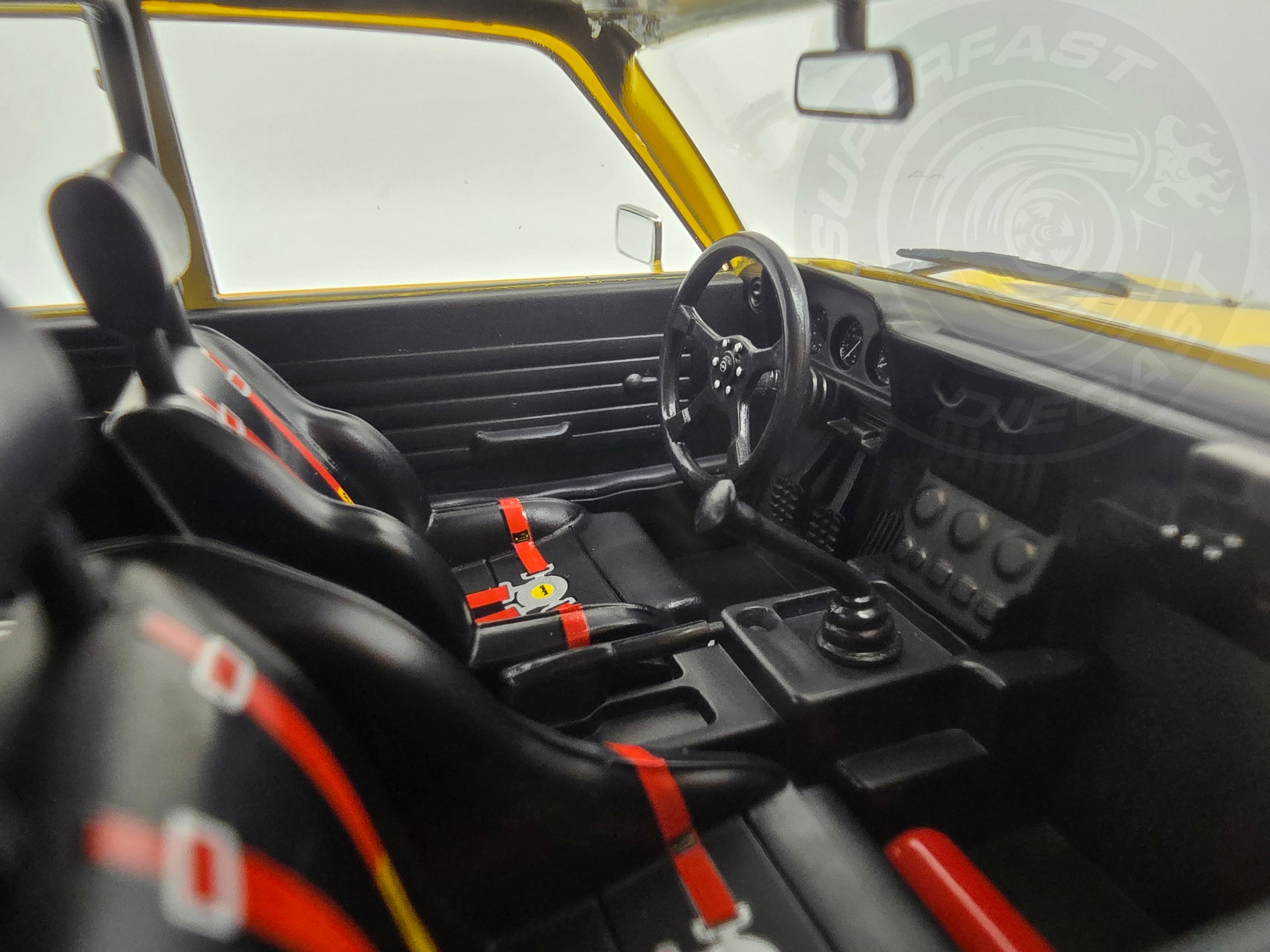 MCG 1:18 Diecast - Opel Ascona A, RAC Rally, 1975, #4, W.Röhrl/C.Geistdörfer, Yellow/Black - MCG18345R