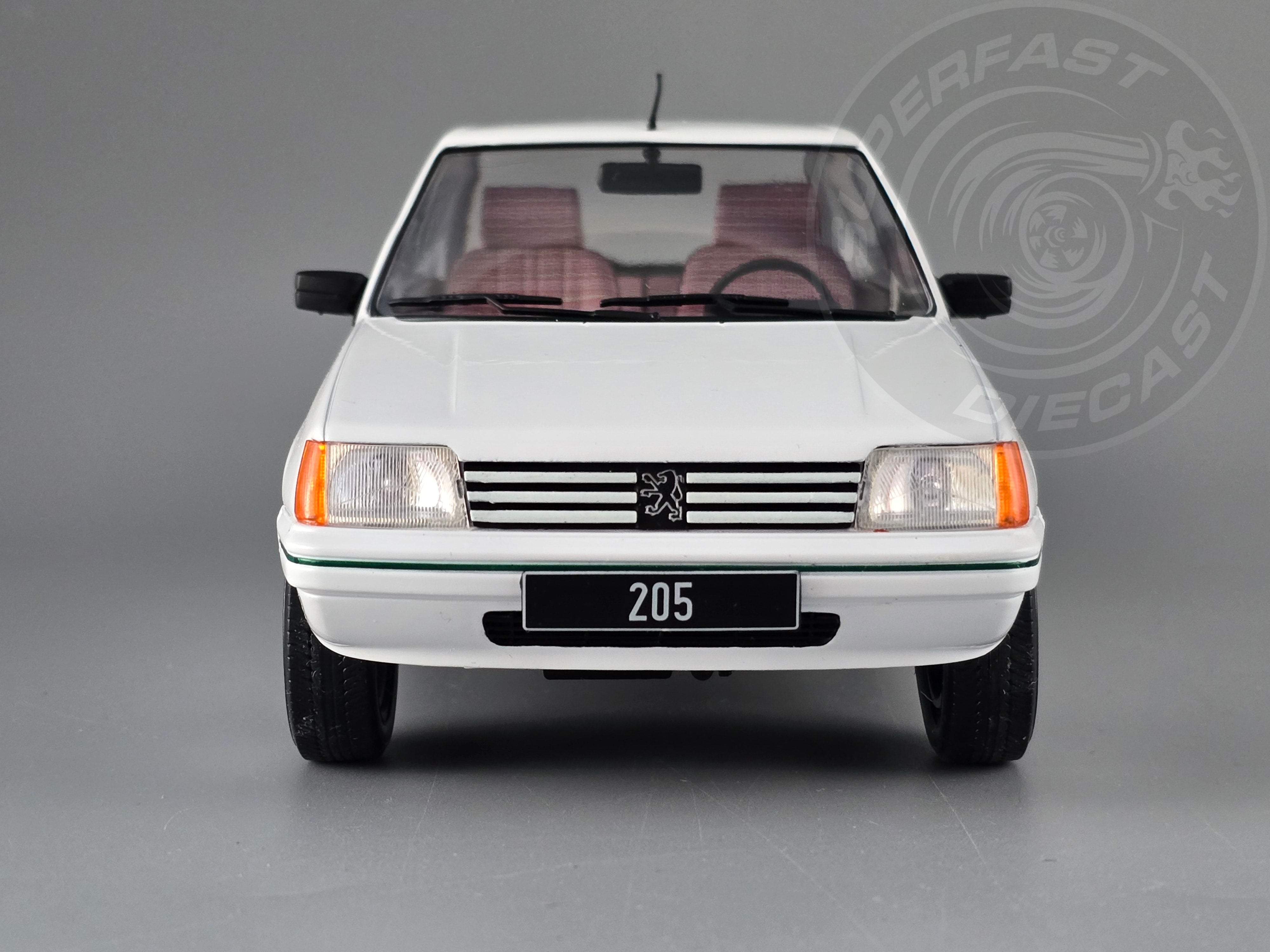 MCG 1:18 Scale - 1984 Peugeot 205, White - MCG18493