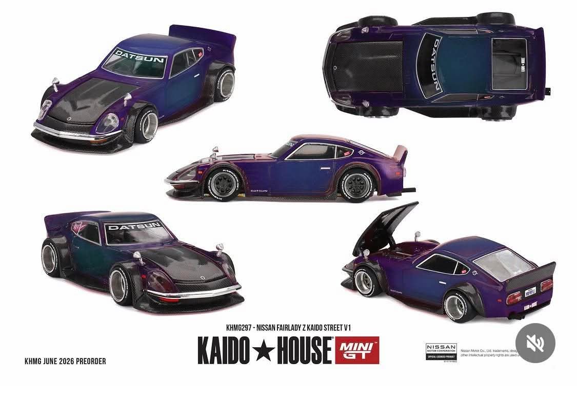 Mini GT 1:64 Kaido House - Nissan Fairlady Z Kaido Street V1 - KHMG297
