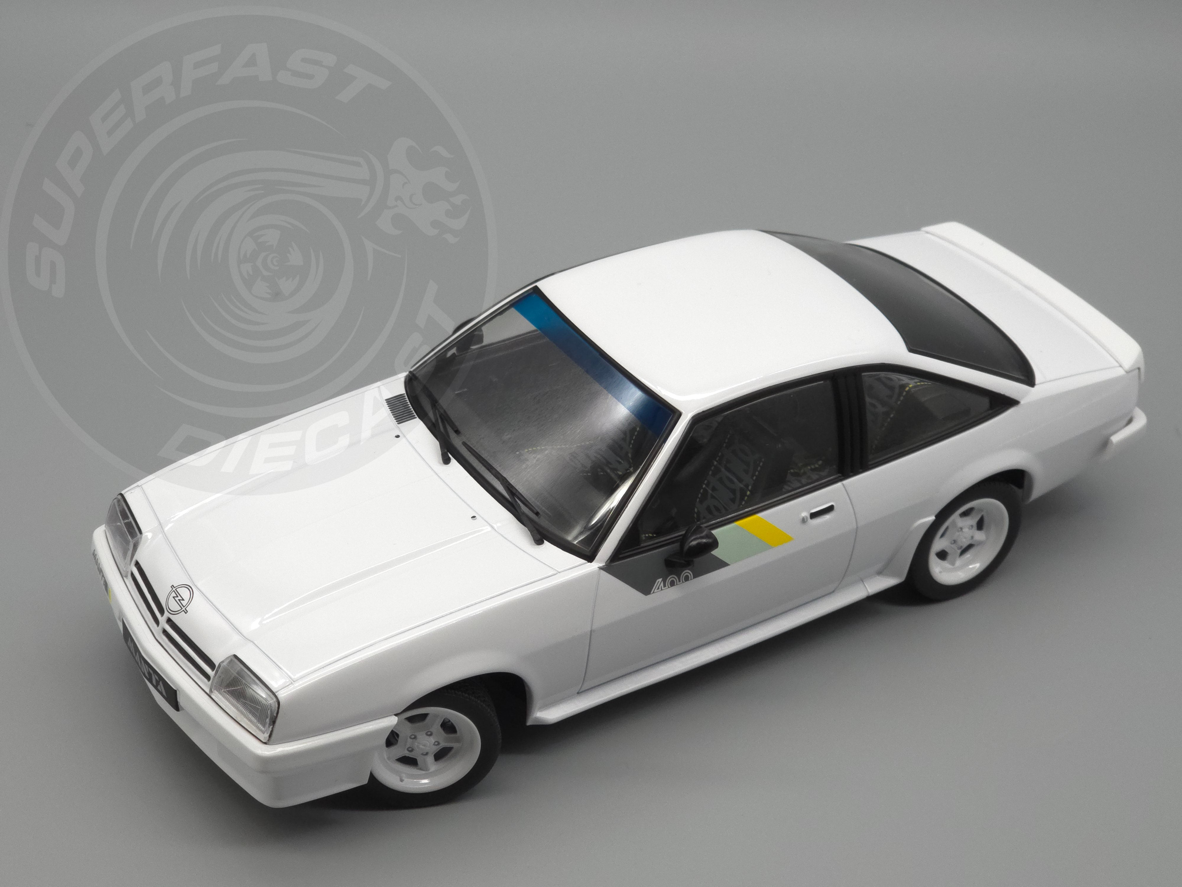 Norev 1:18 Scale Diecast - 1982 Opel Manta B400 - White - 183302