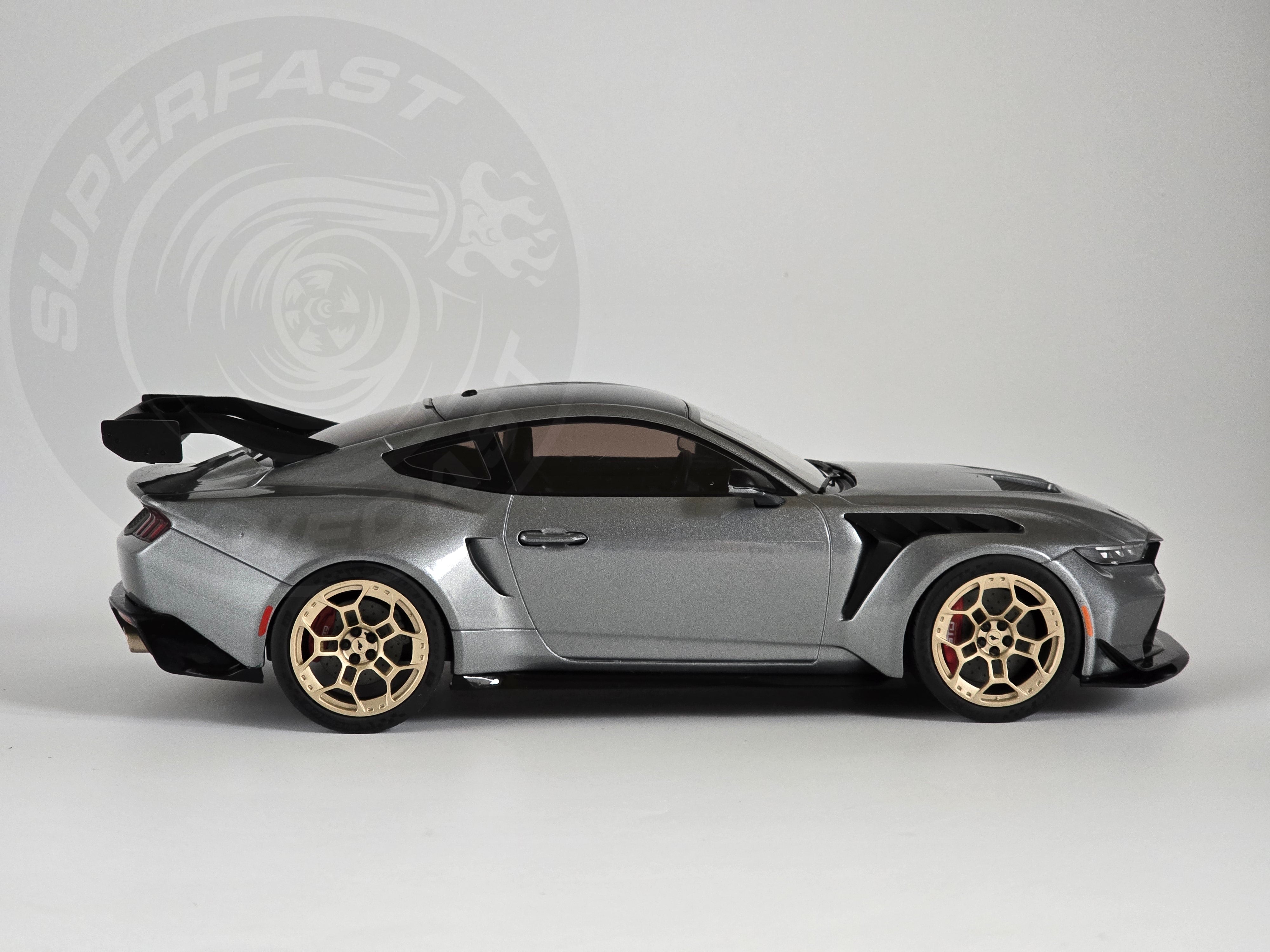 IXO 1:18 Scale - 2025 Ford Mustang GTD, Dark Grey