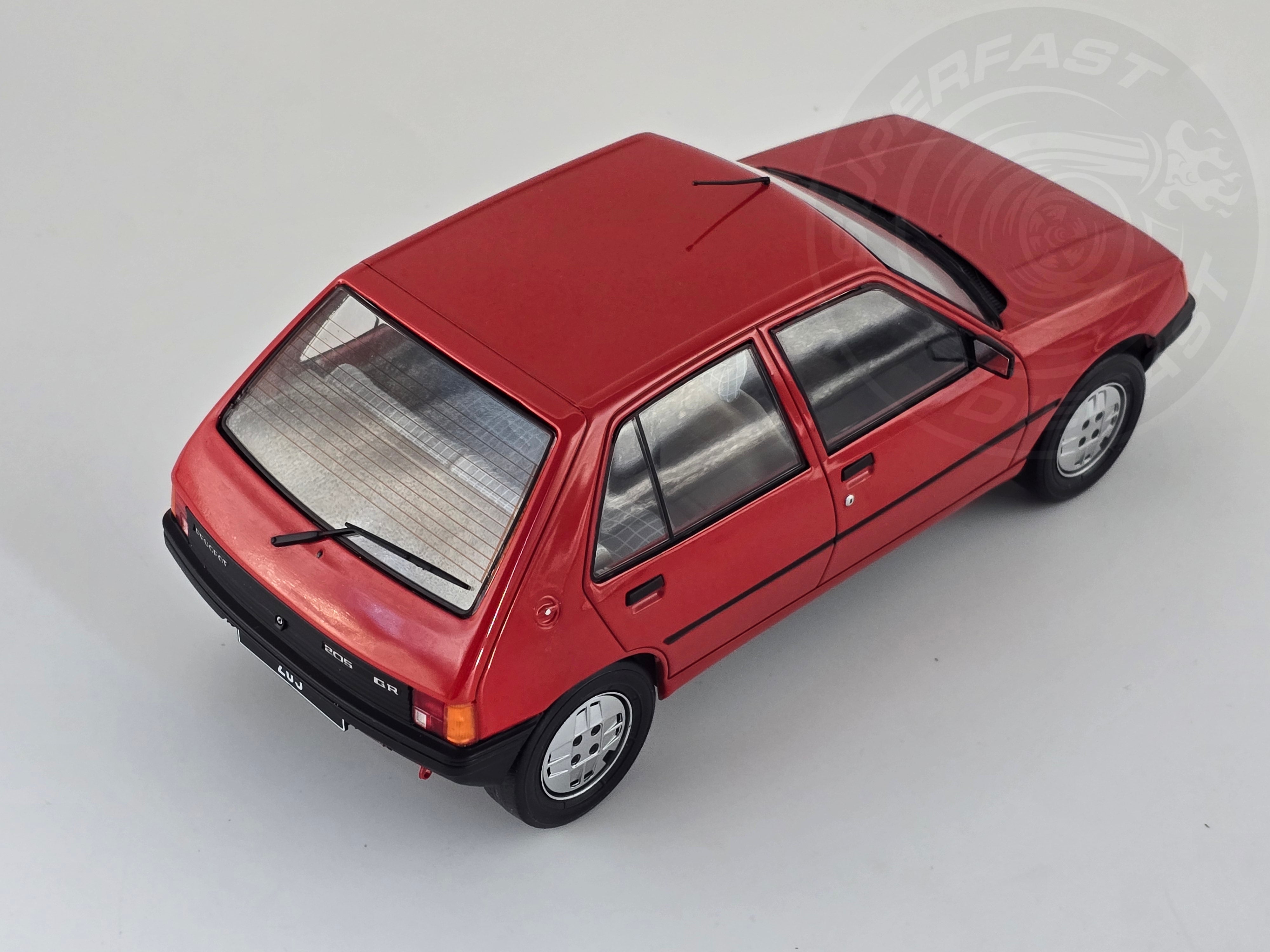 MCG 1:18 Scale - 1984 Peugeot 205, Red - MCG18492