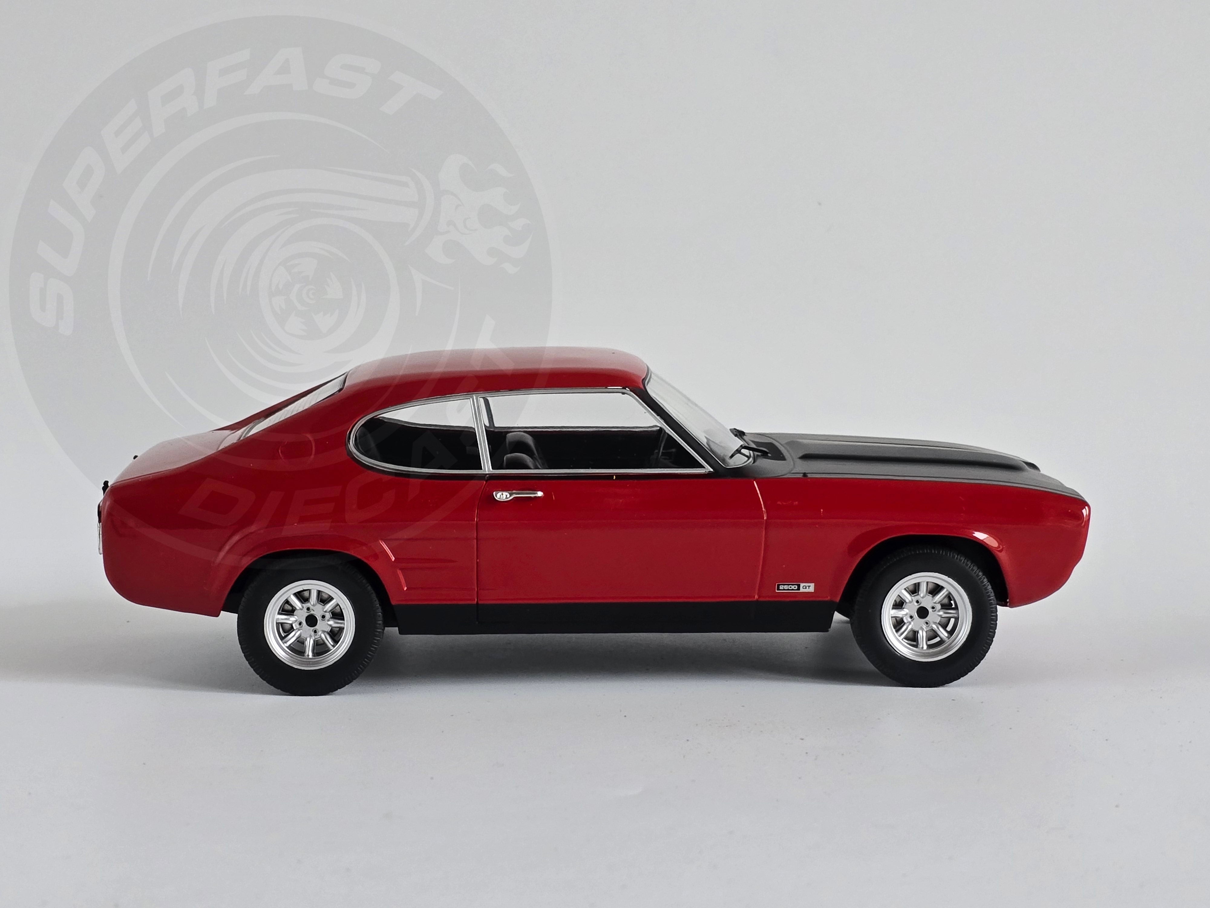 MCG 1:18 Scale Diecast 1970 Ford Capri MK1 RS 2600, Red - MCG18538