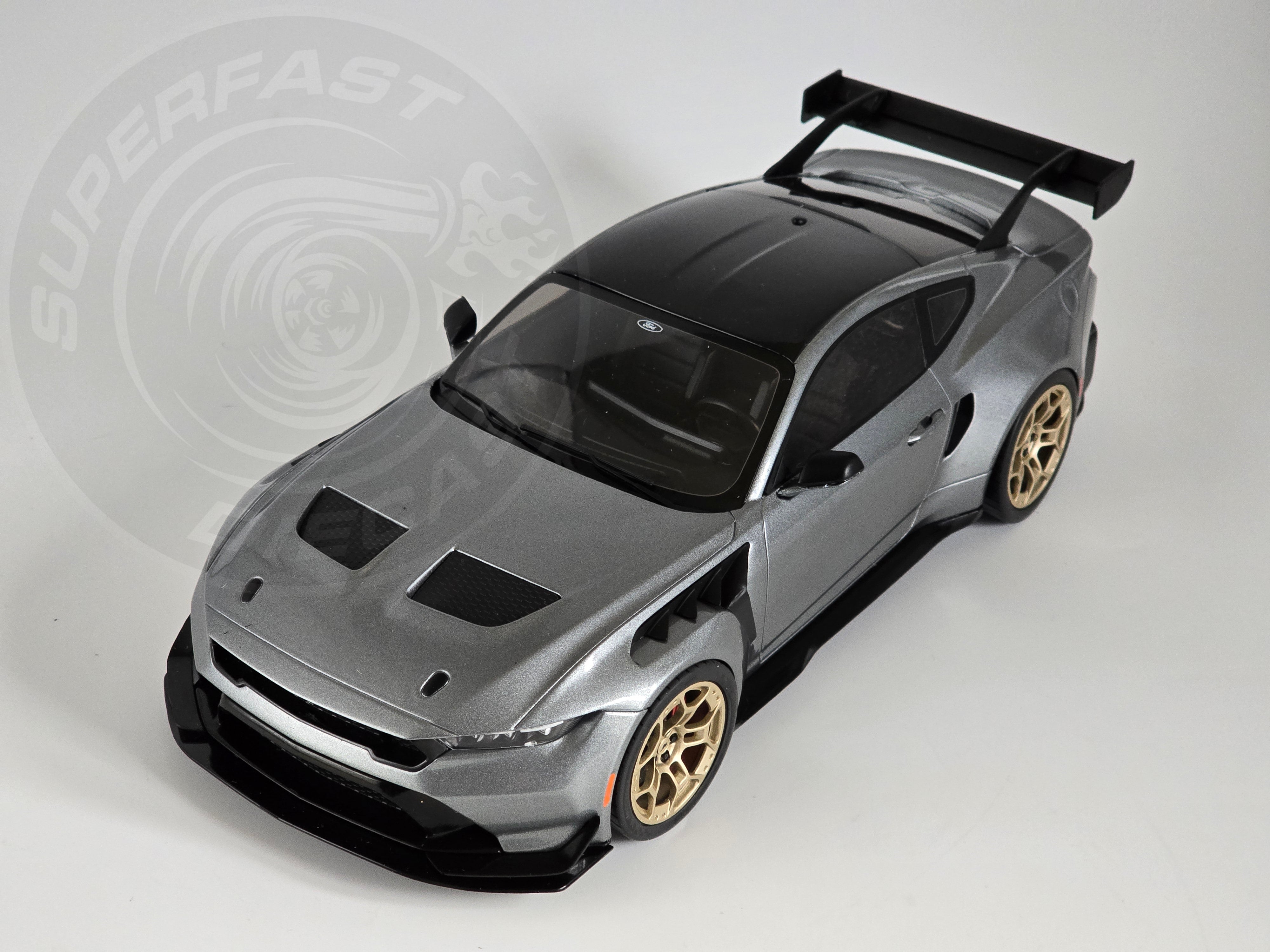 IXO 1:18 Scale - 2025 Ford Mustang GTD, Dark Grey