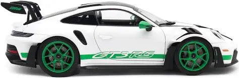 Norev 1:18 Scale Diecast Model Car - 2022 Porsche 911 (992) GT3 RS “Carrera RS Tribute” White and Python Green - 187372