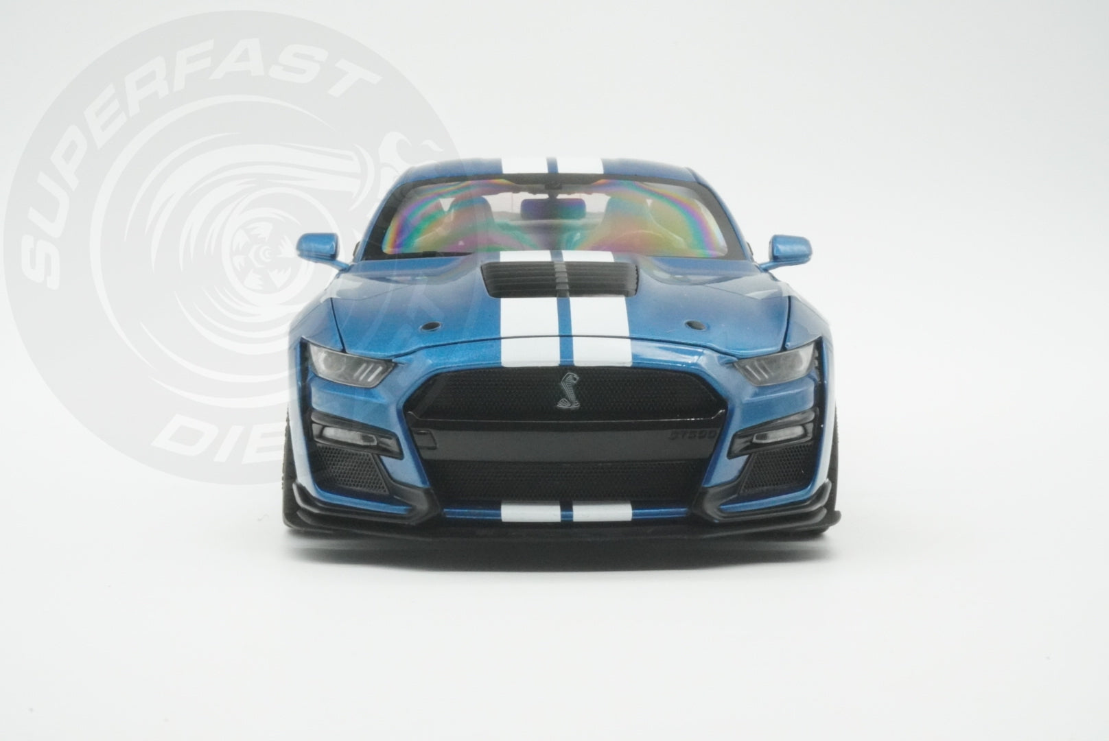 IXO 1:18 Diecast - 2022 Ford Mustang Shelby GT 500, Blue - IXO18RDC244-FO