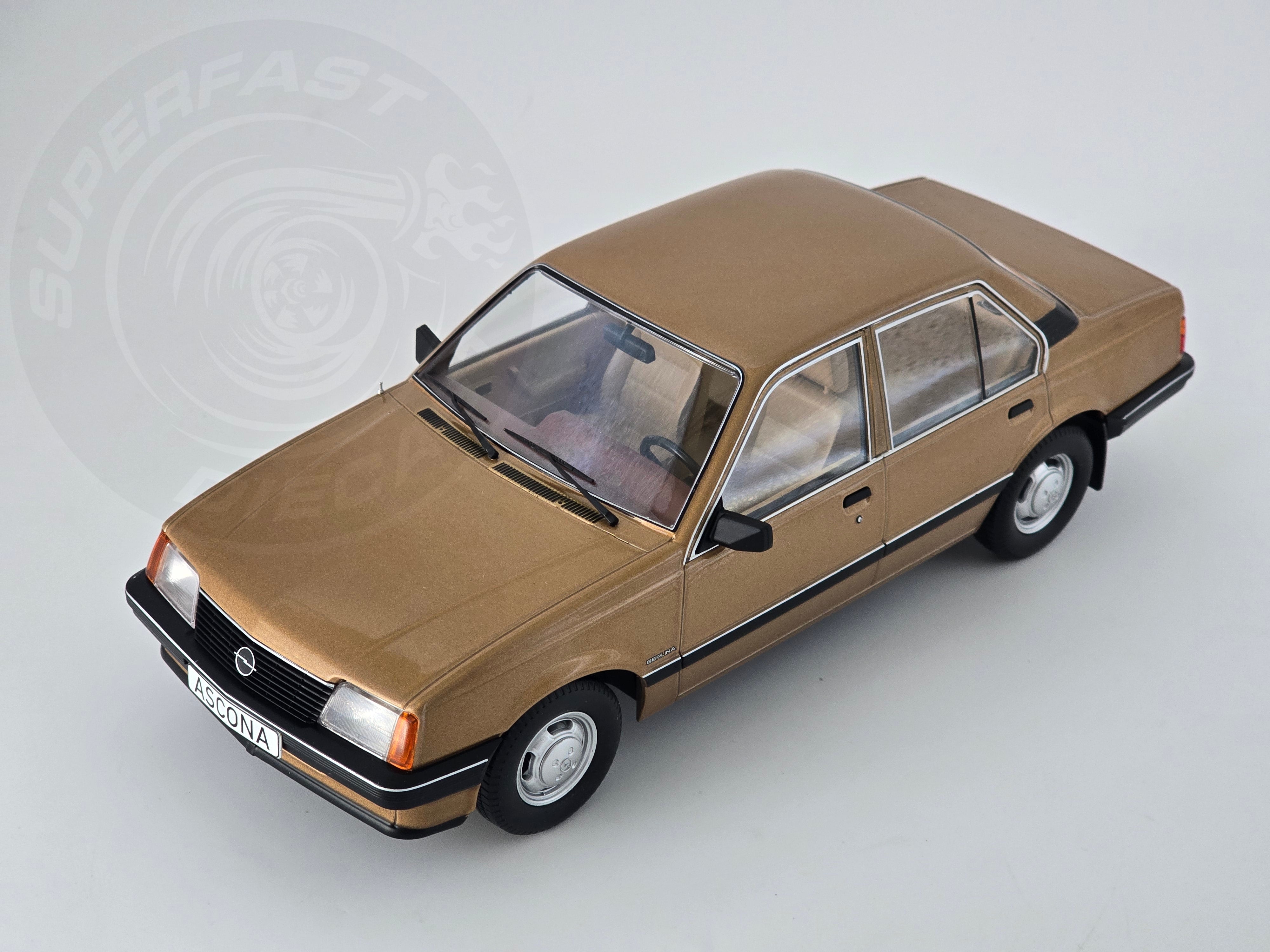 MCG 1:18 Scale Diecast - 1981 Opel Ascona C, Beige - MCG18459