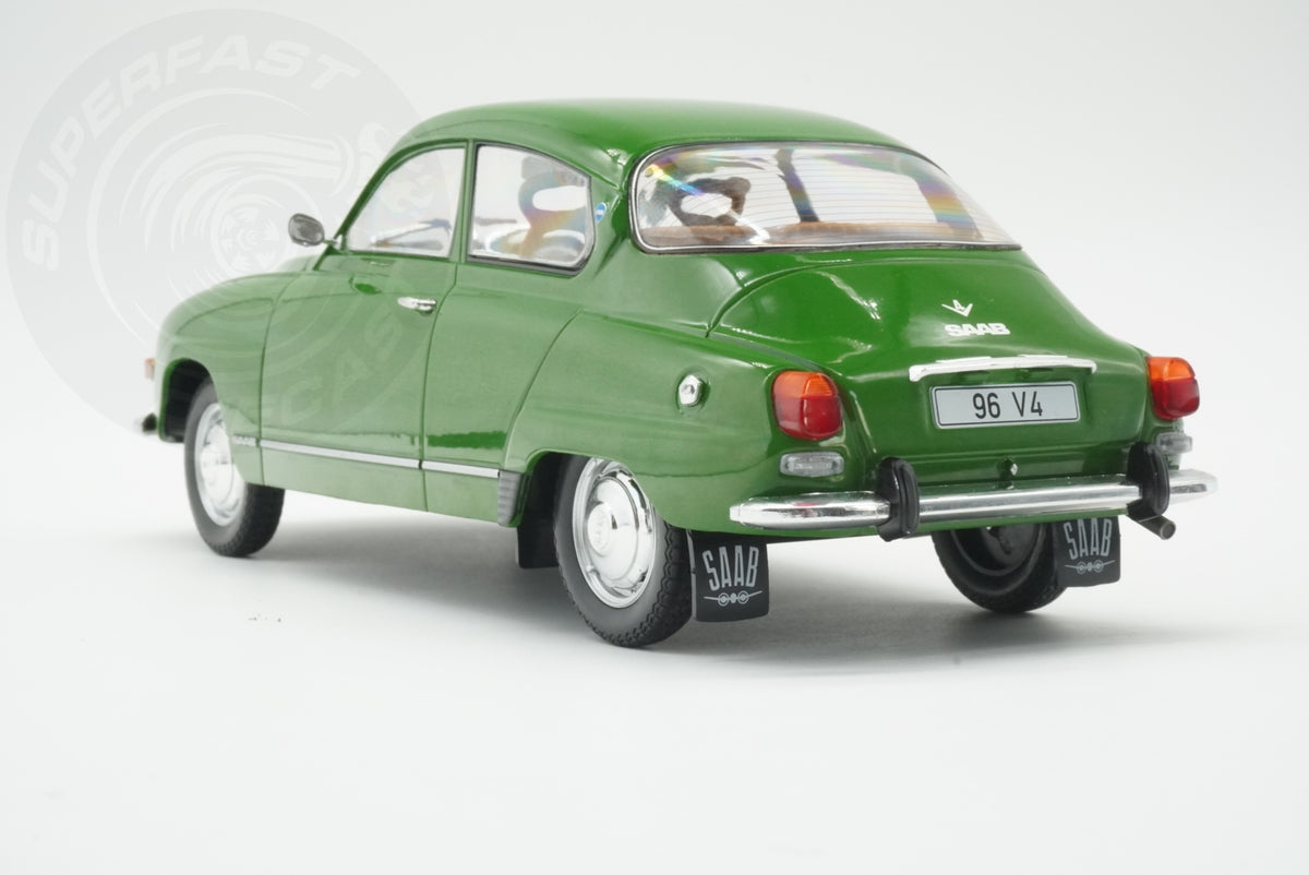 MCG 1:18 Diecast - 1970 Saab 96 V4, Green - MCG18655