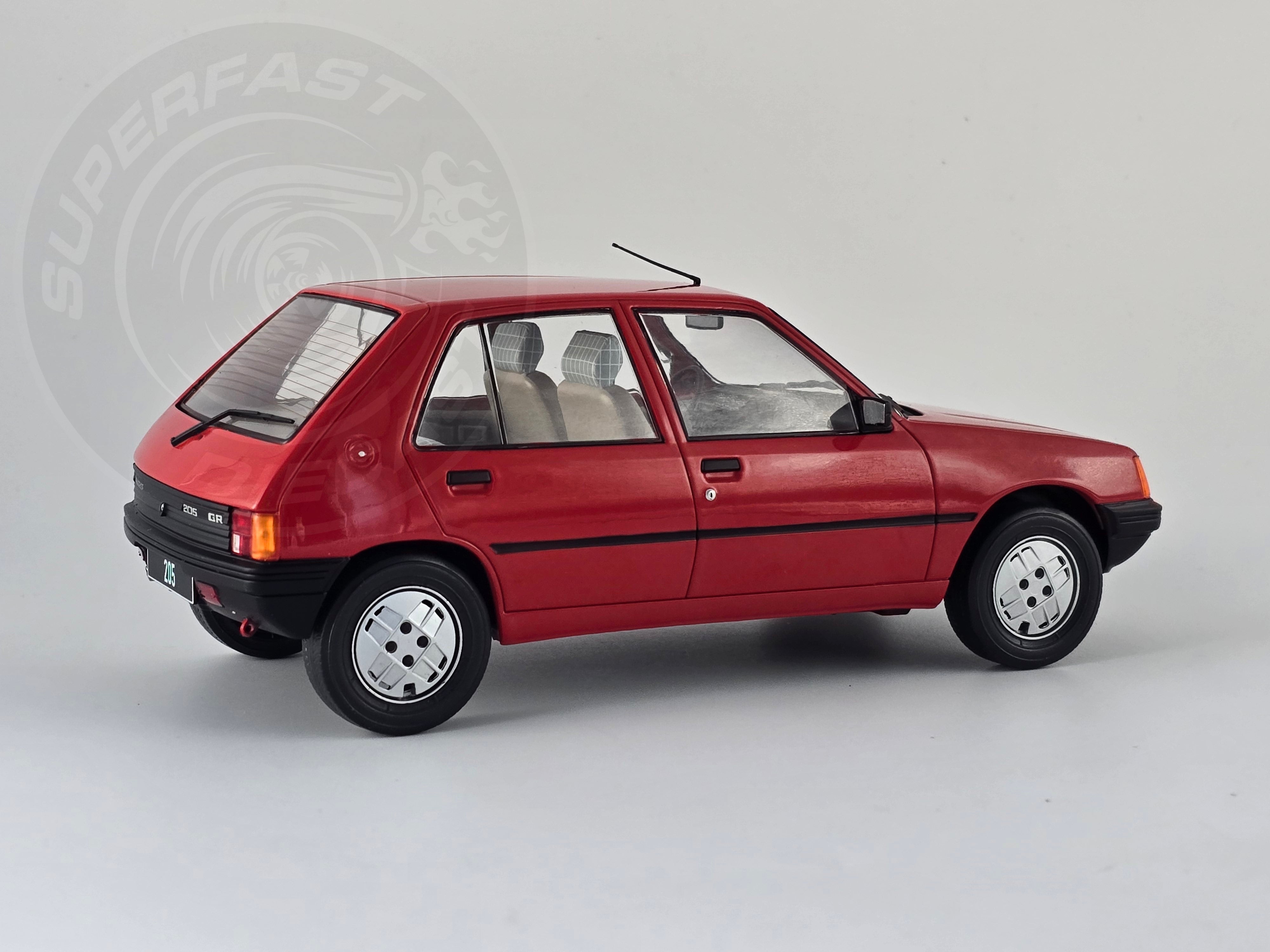 MCG 1:18 Scale - 1984 Peugeot 205, Red - MCG18492