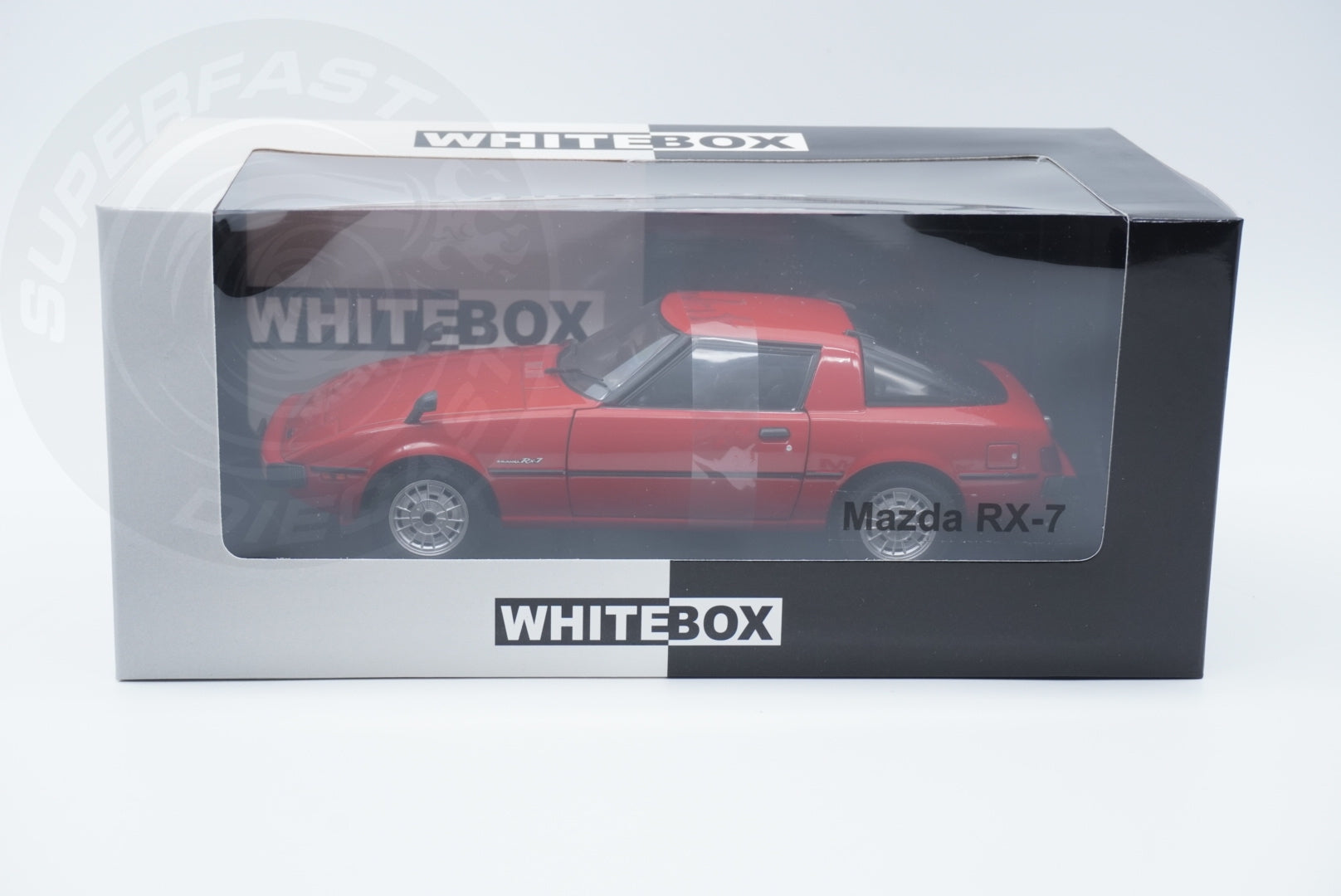 Whitebox 1:24 Scale Diecast - 1980 Mazda RX-7, Red - WB124214