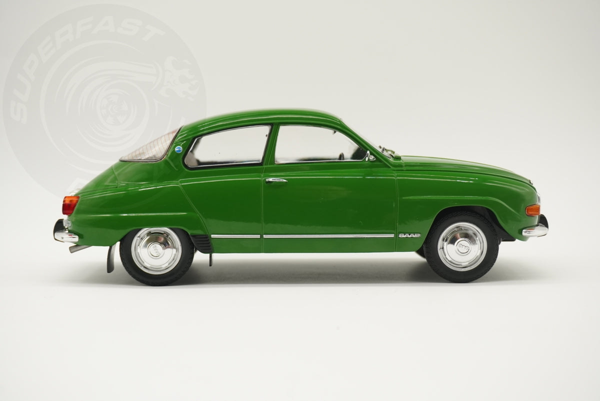 MCG 1:18 Diecast - 1970 Saab 96 V4, Green - MCG18655