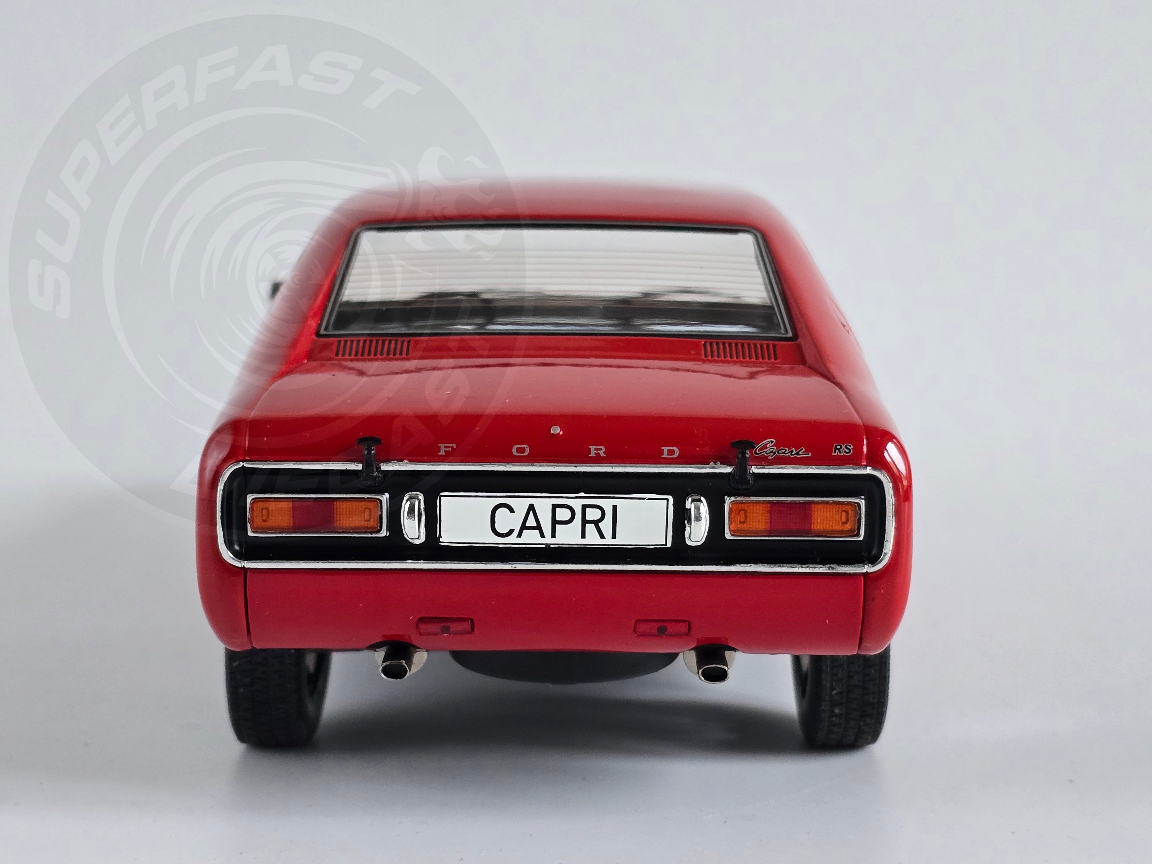 MCG 1:18 Scale Diecast 1970 Ford Capri MK1 RS 2600, Red - MCG18538