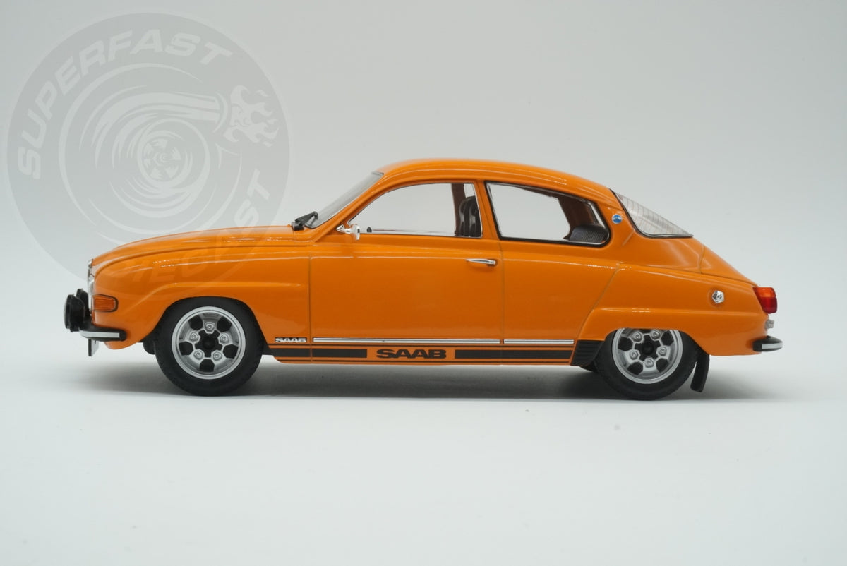 MCG 1:18 Diecast - 1970 Saab 96 V4, Orange - MCG18654