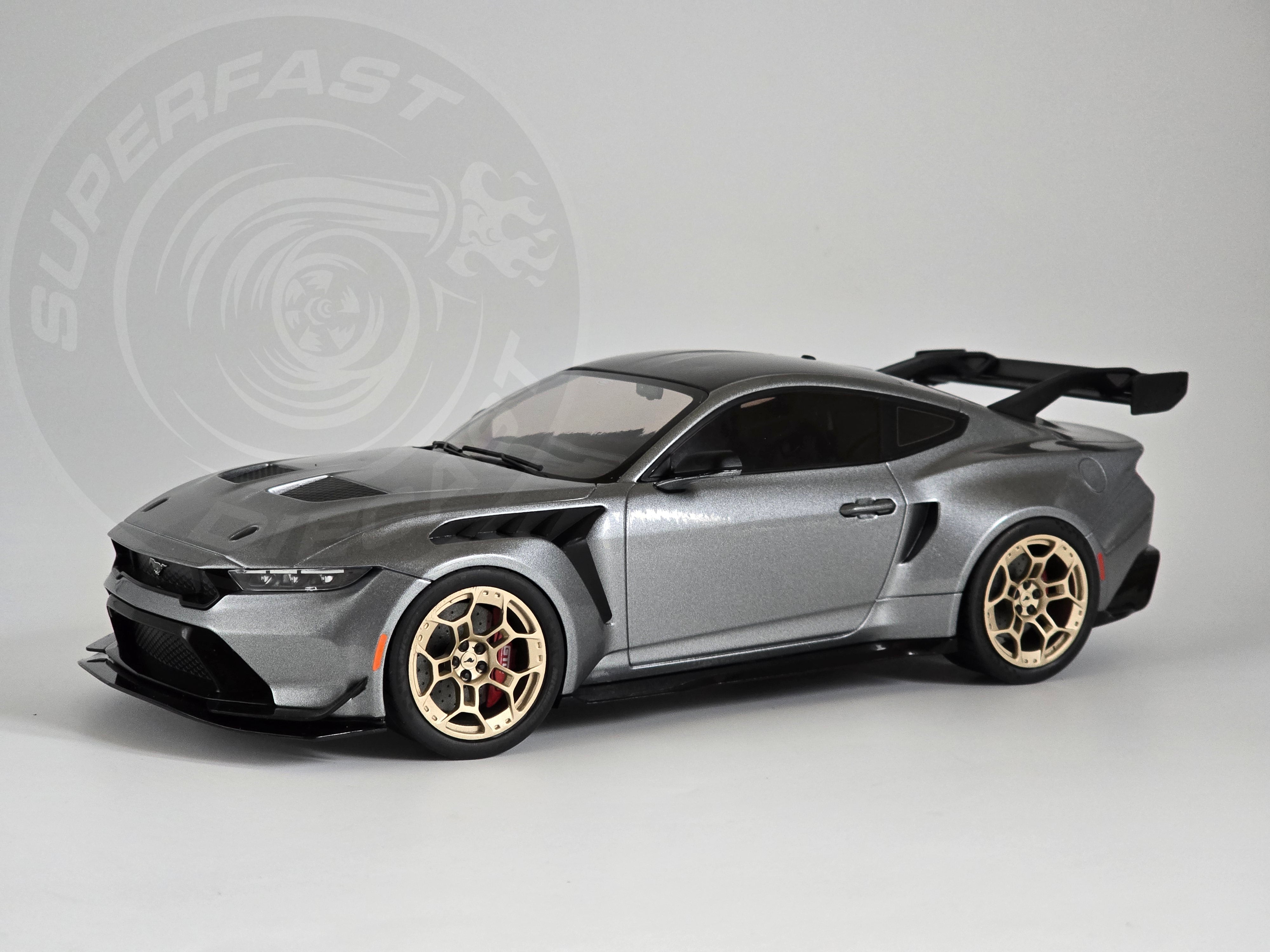 IXO 1:18 Scale - 2025 Ford Mustang GTD, Dark Grey