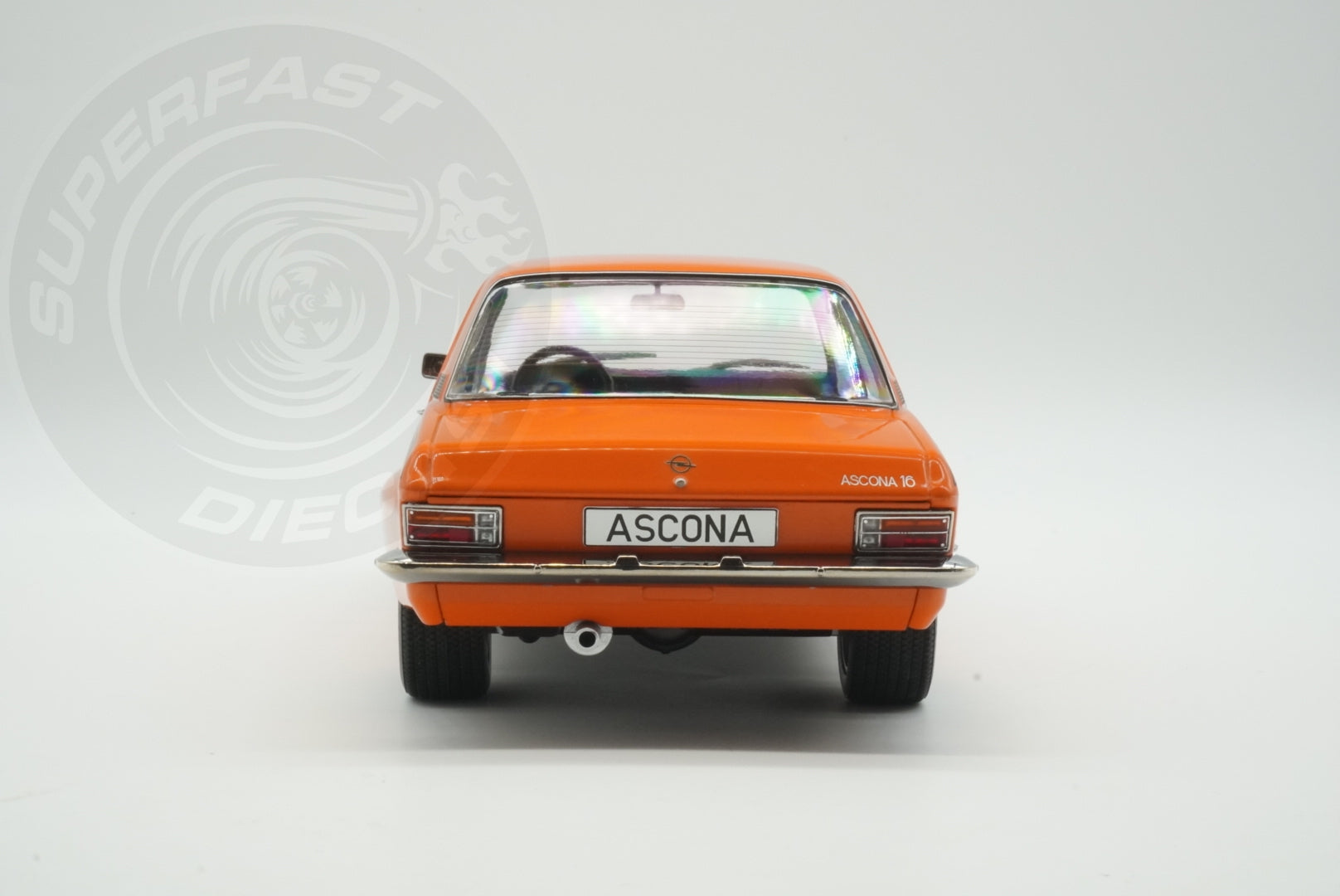 MCG 1:18 Diecast - Opel Ascona A Irmscher, Orange/Black - MCG18839