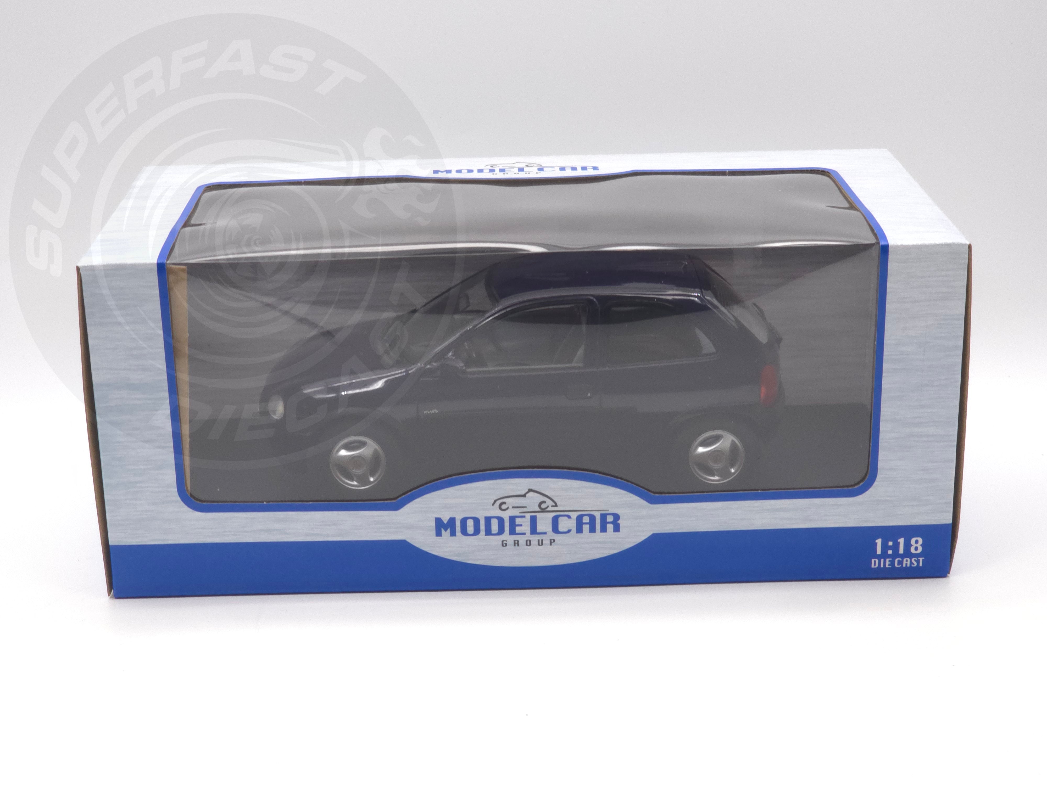 MCG 1:18 Scale Diecast - 1996 Opel Corsa B Atlanta , Blue - MCG18905