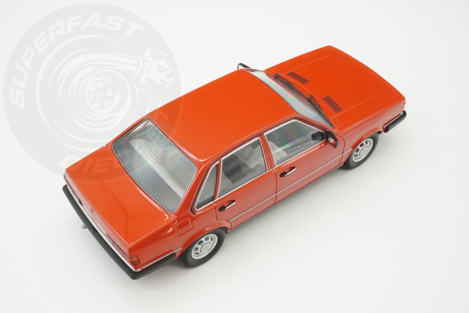 MCG 1:18 Scale Diecast Model Car - 1978 Audi 80 GLS (B2), Red - MCG18526