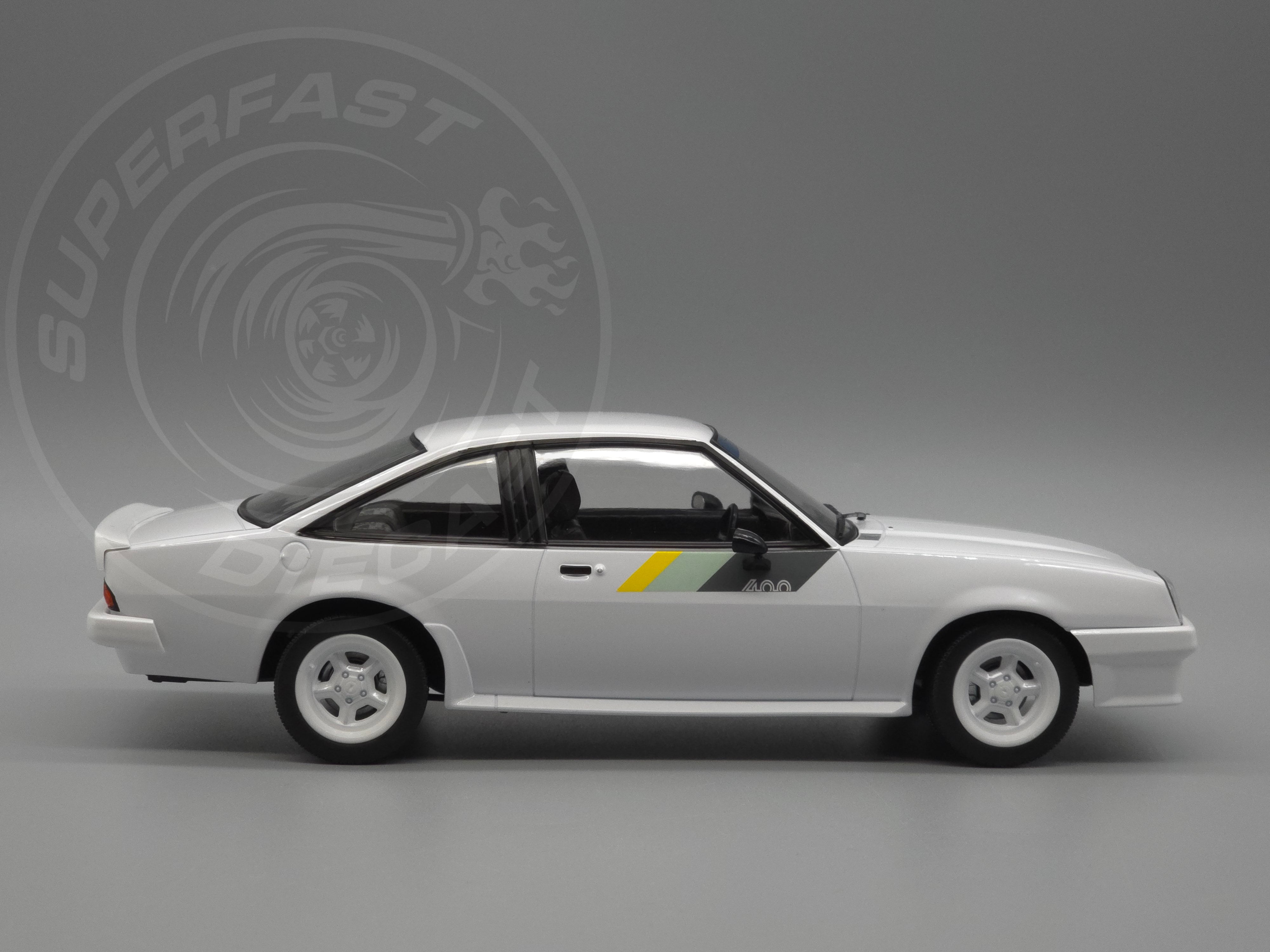 Norev 1:18 Scale Diecast - 1982 Opel Manta B400 - White - 183302