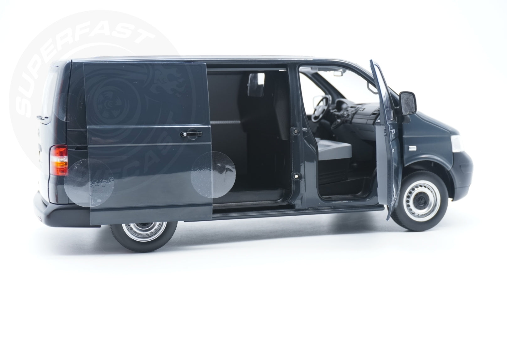 Norev 1:18 Scale Diecast - 2003 VW Volkswagen T5 Transporter , Grey - 188616