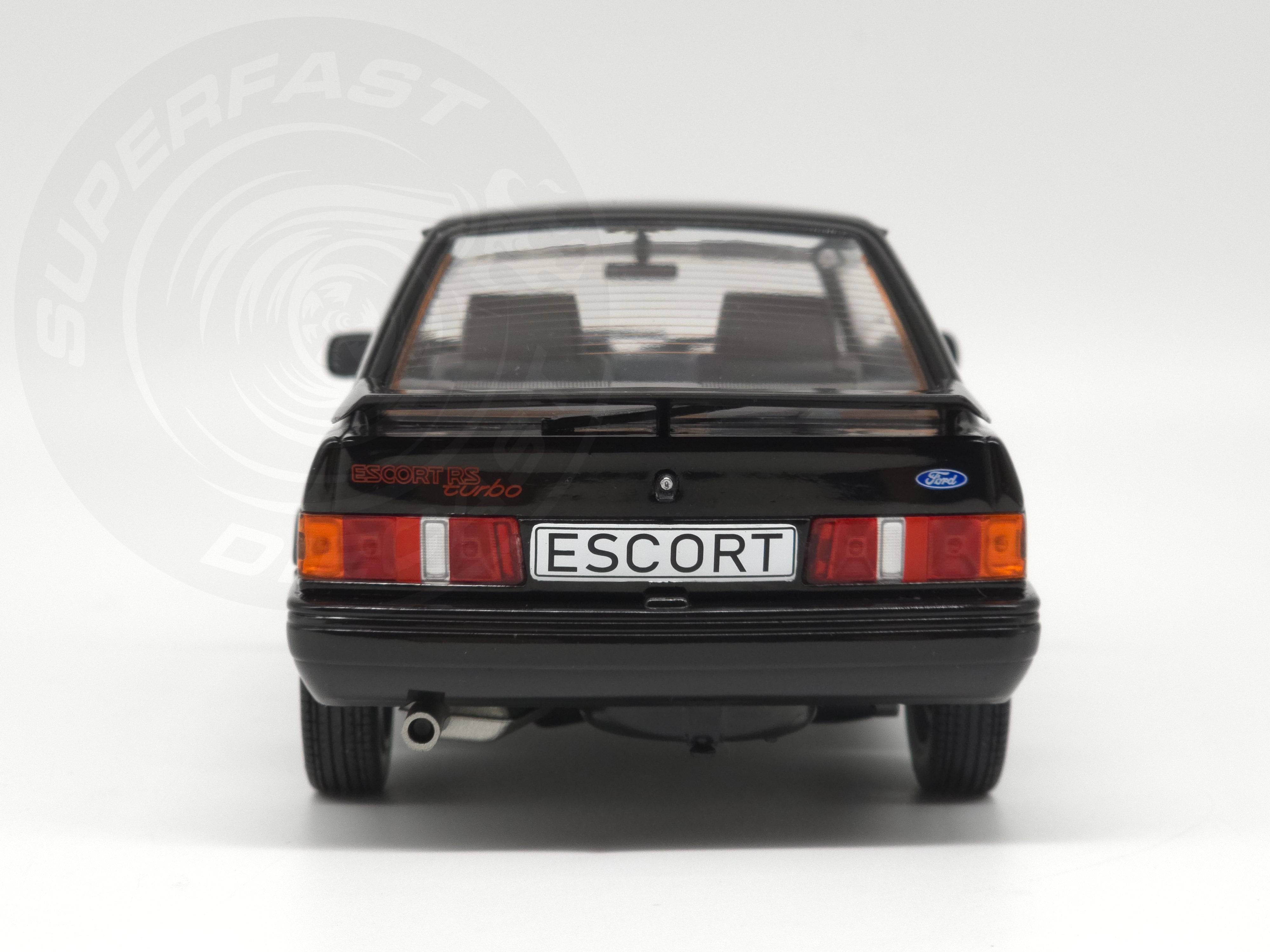 MCG 1:18 1990 Ford Escort Mk4 RS Turbo (Series 2) - Black - MCG18546