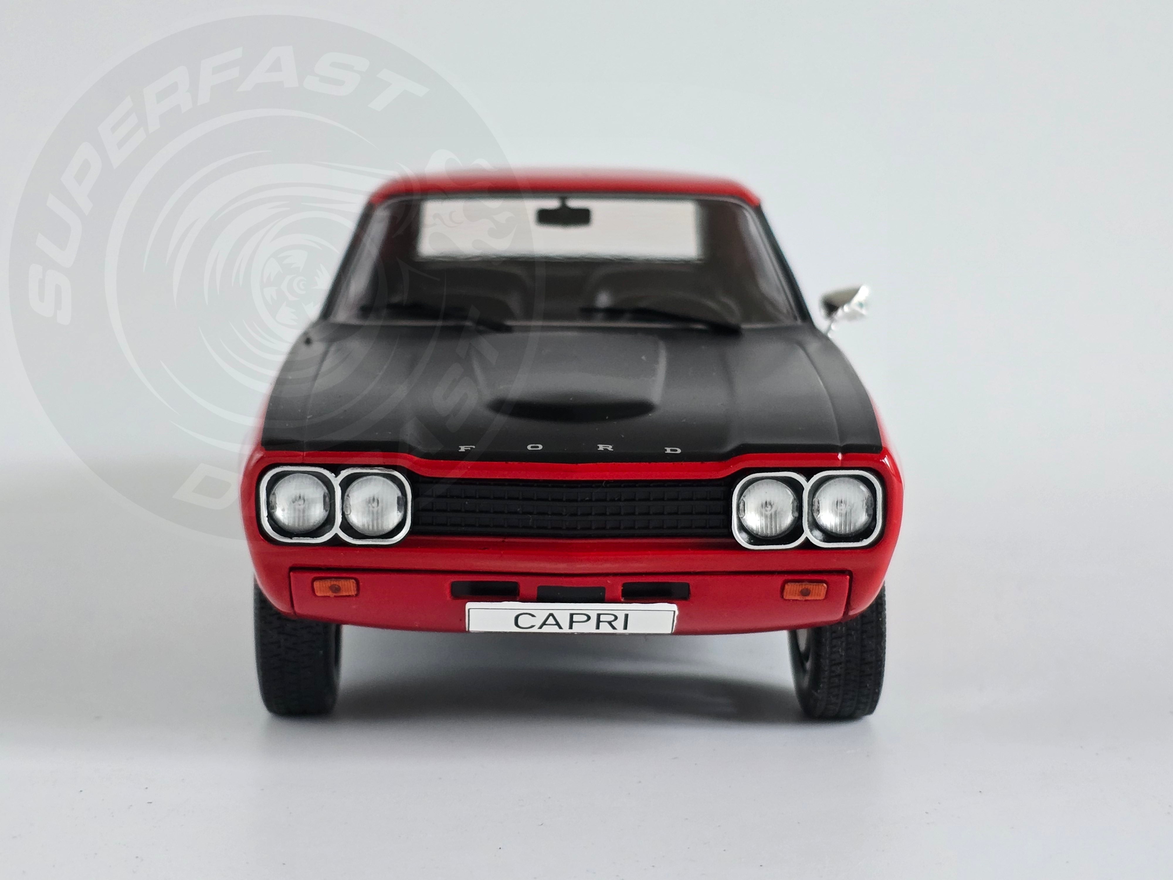 MCG 1:18 Scale Diecast 1970 Ford Capri MK1 RS 2600, Red - MCG18538