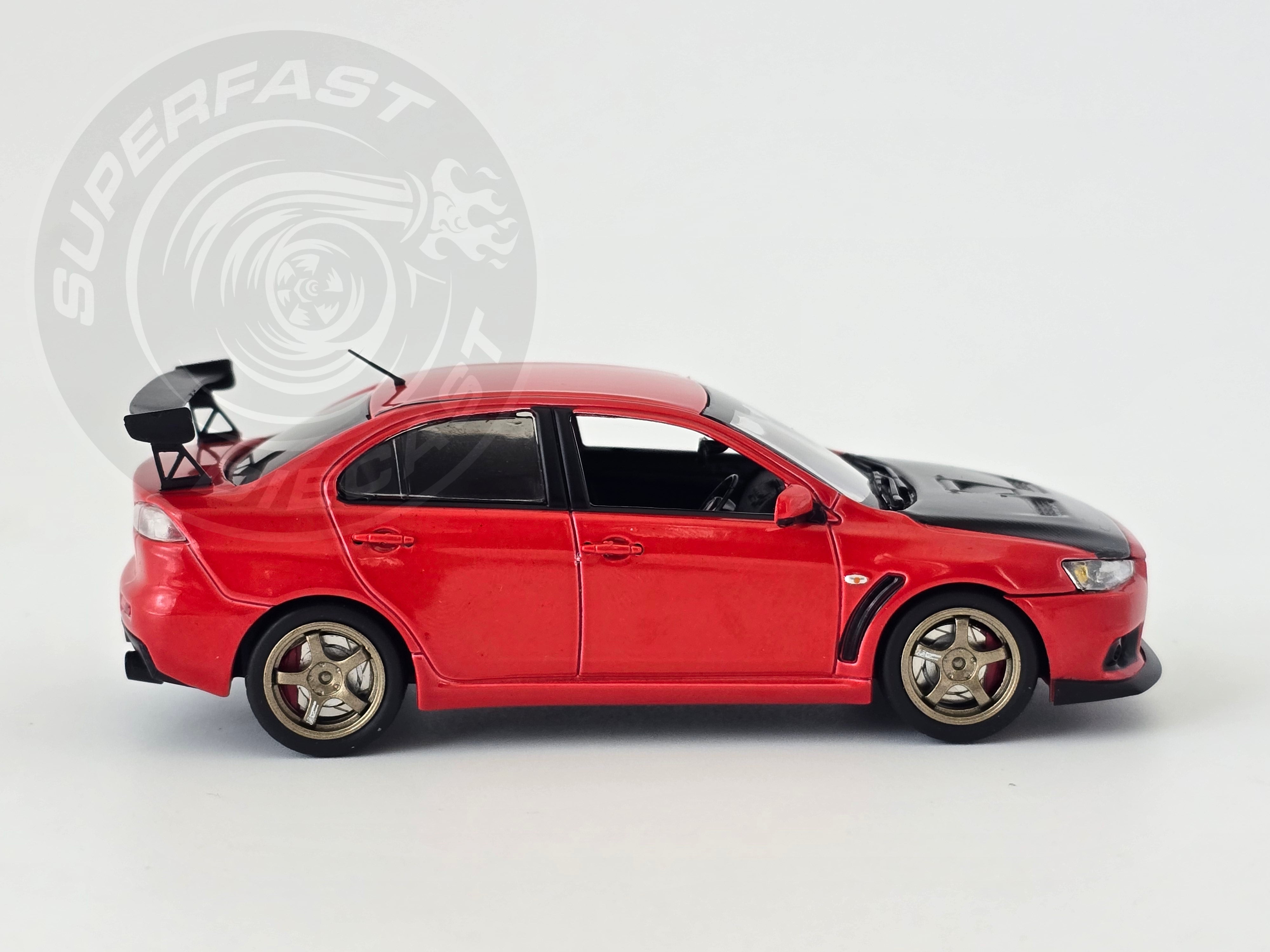 Vitesse 1:43 Scale Mitsubishi Lancer Evolution X - Red Metallic - 29351
