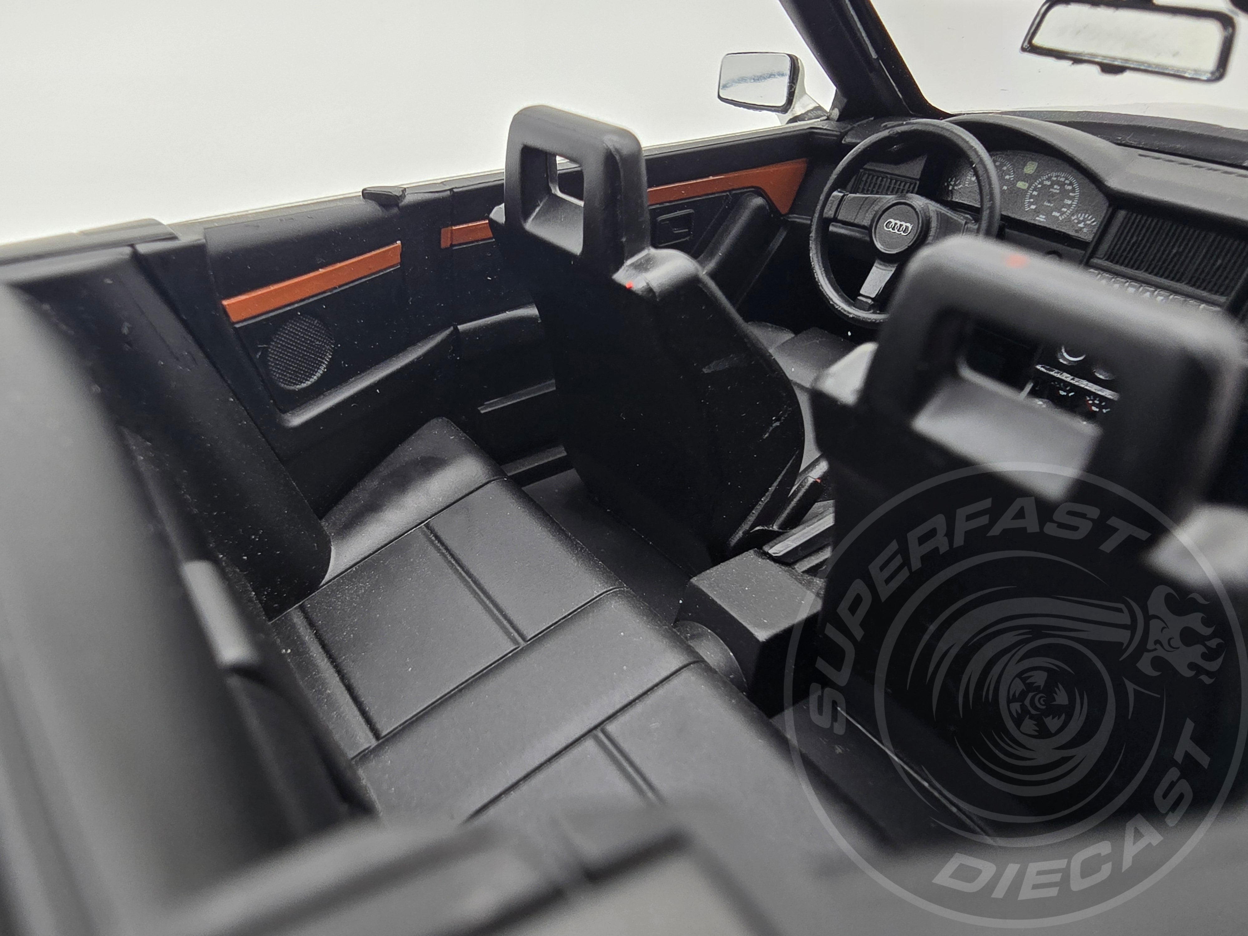 MCG 1:18 Scale Diecast - 1991 Audi 80 Cabriolet, Silver - MCG181225