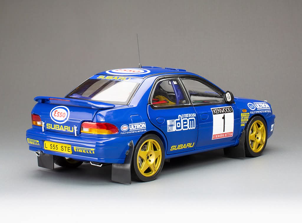 Sunstar Diecast - 1:18 Subaru Impreza 555 - #1 Colin McRae - Winner Memorial Bettega 1993 - 5600