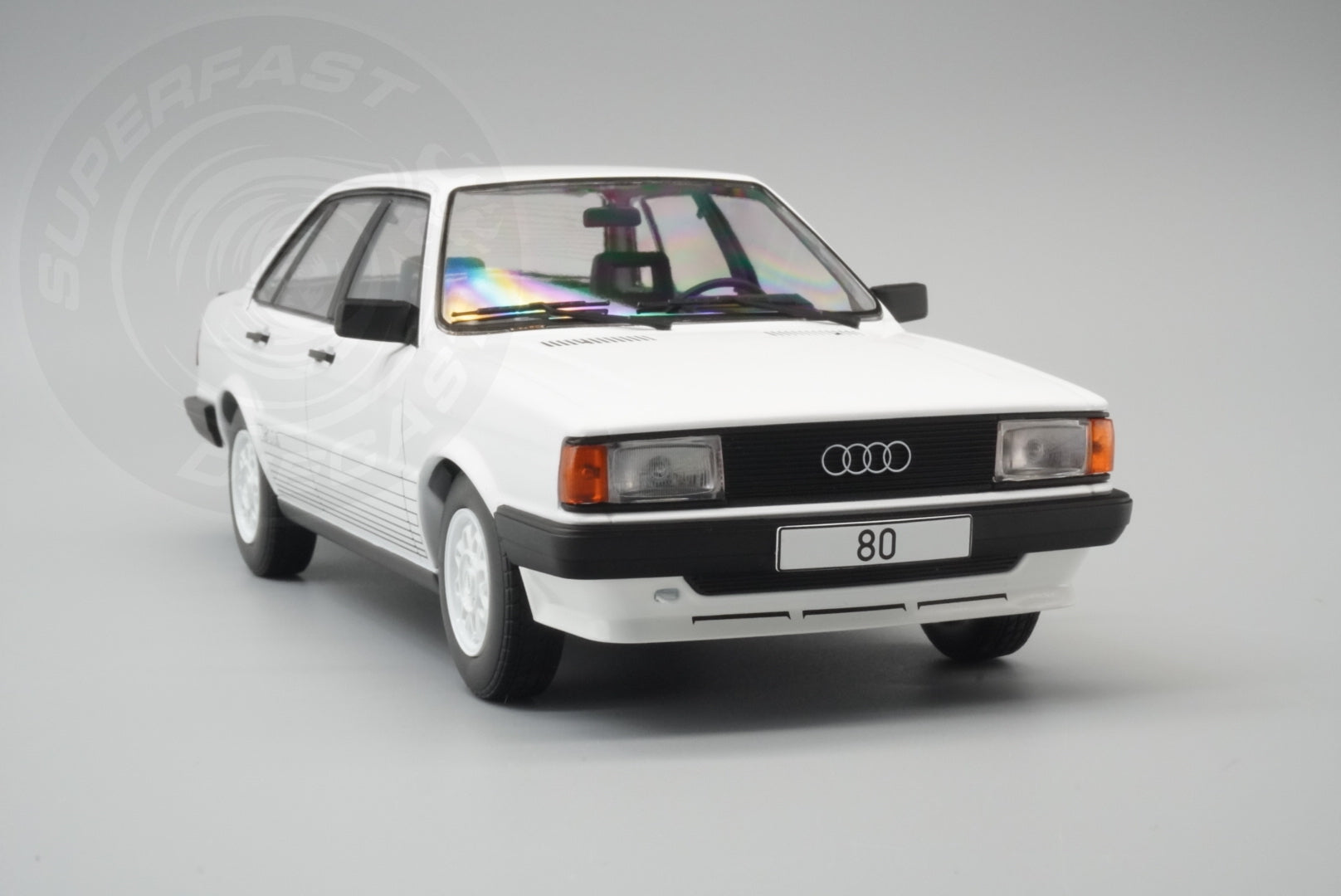 MCG 1:18 Scale Diecast Model Car - 1978 Audi 80 GTE (B2), White - MCG18527