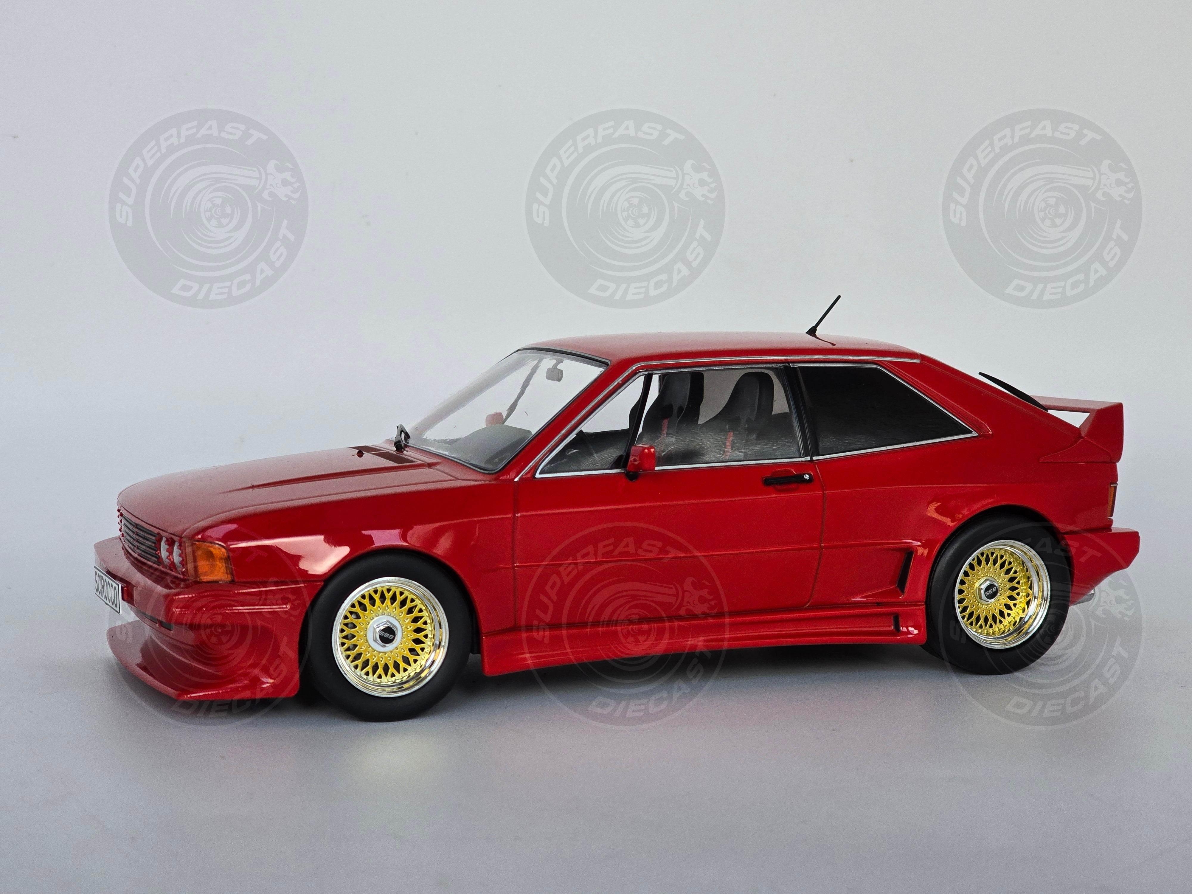 MCG 1:18 Diecast - 1980 Volkswagen VW Scirocco Reiger GTO, Red - MCG18446