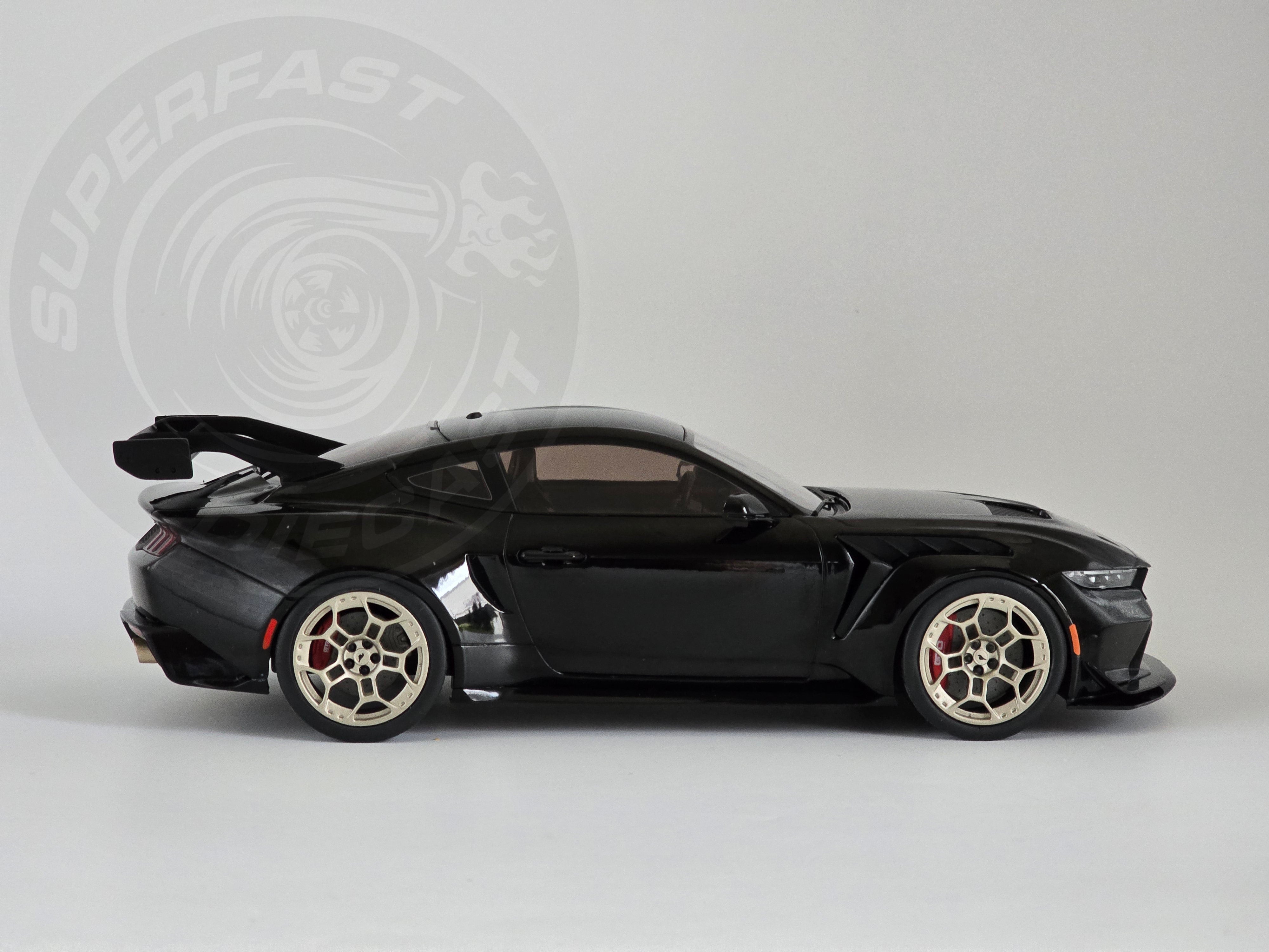 IXO 1:18 Scale - 2025 Ford Mustang GTD, Black - MCG18578