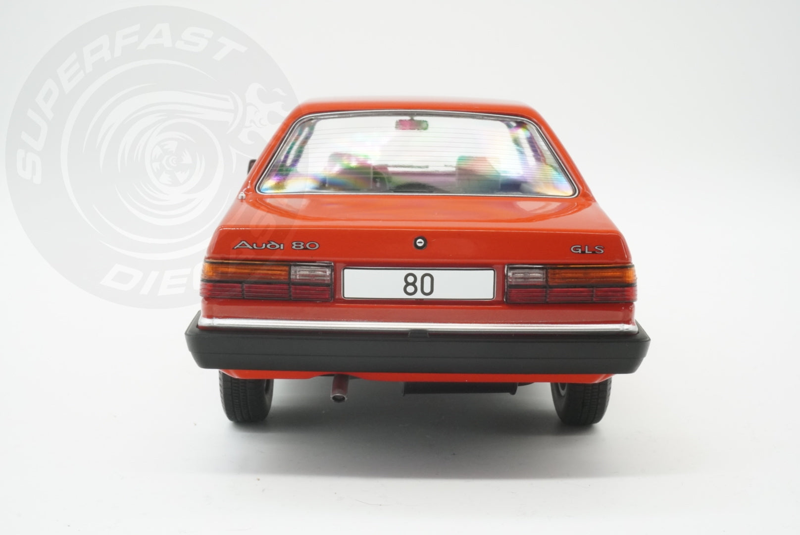 MCG 1:18 Scale Diecast Model Car - 1978 Audi 80 GLS (B2), Red - MCG18526