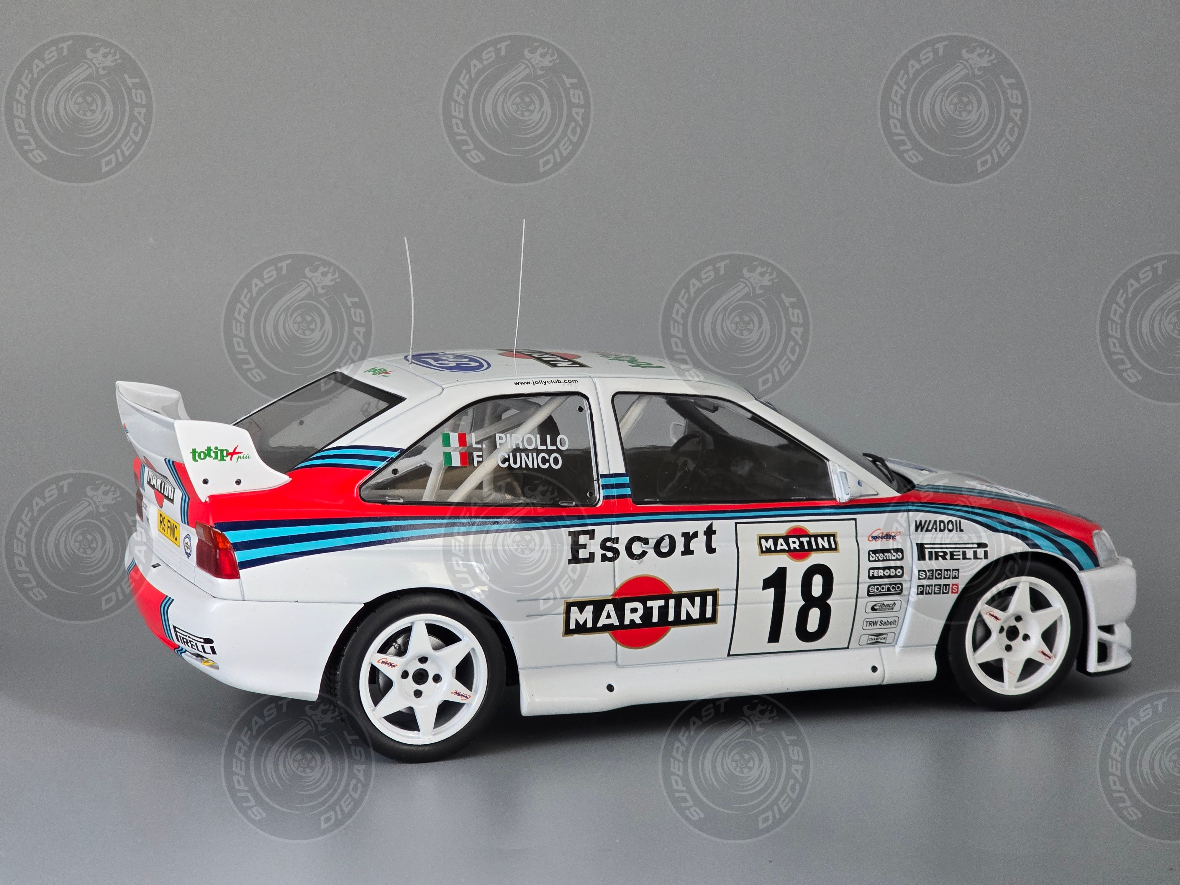 IXO 1:18 - Ford Escort RS Cosworth WRC, Rallye Sanremo, 1998, #18, G.Cunico/L.Pirollo - IXO18RMC171A.22